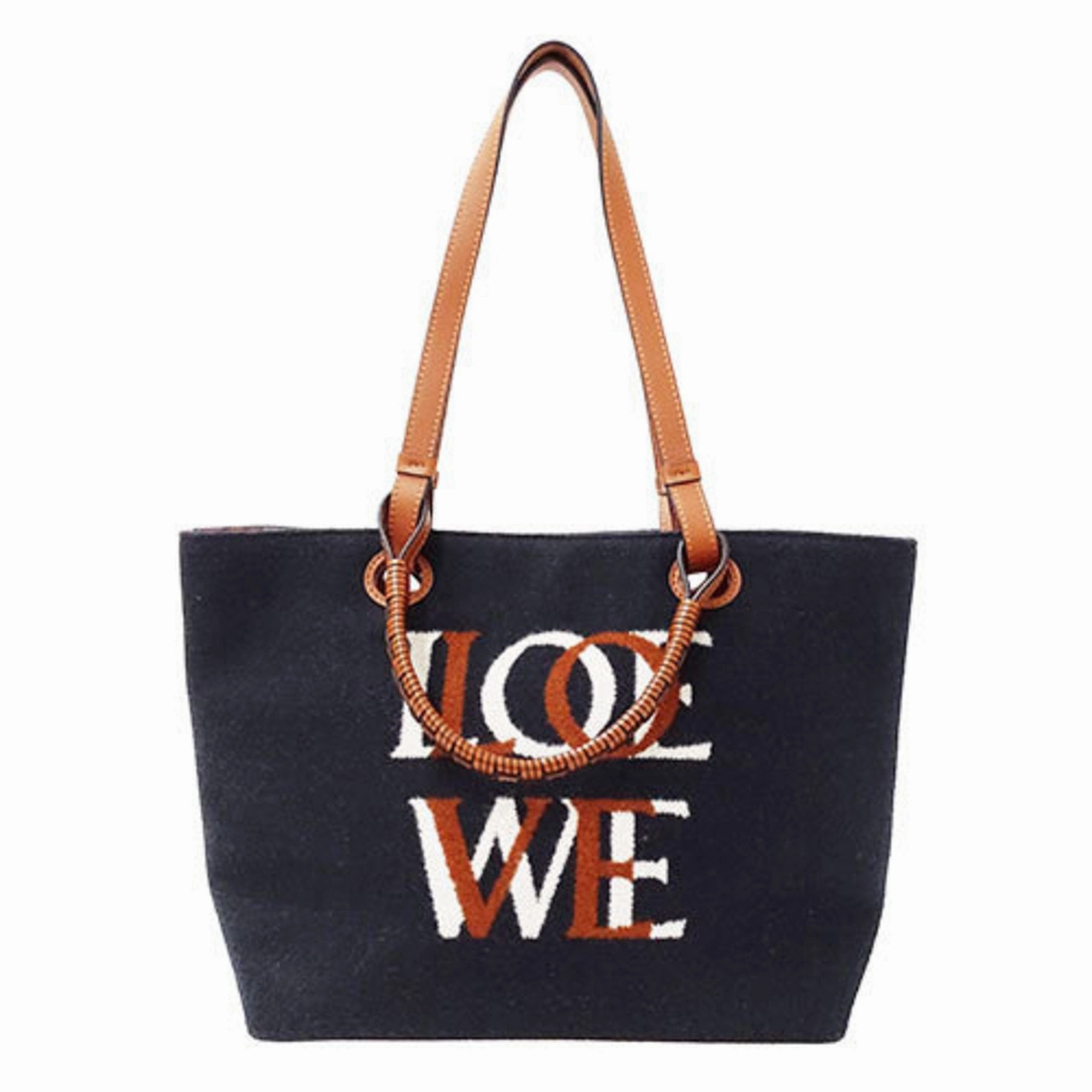 Loewe Anagram Wool Tote Bag (Pre-Owned)