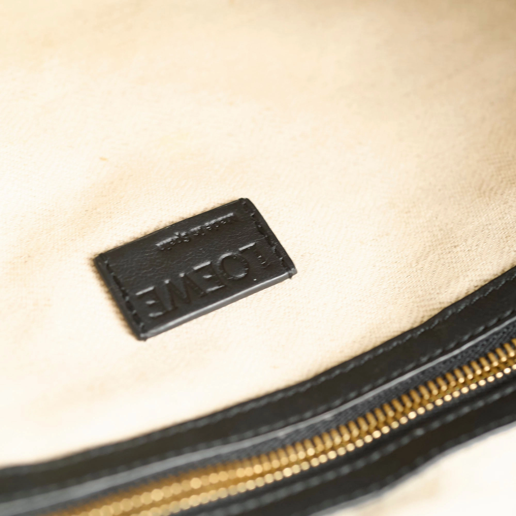 Loewe Flamenco Large Tote Black