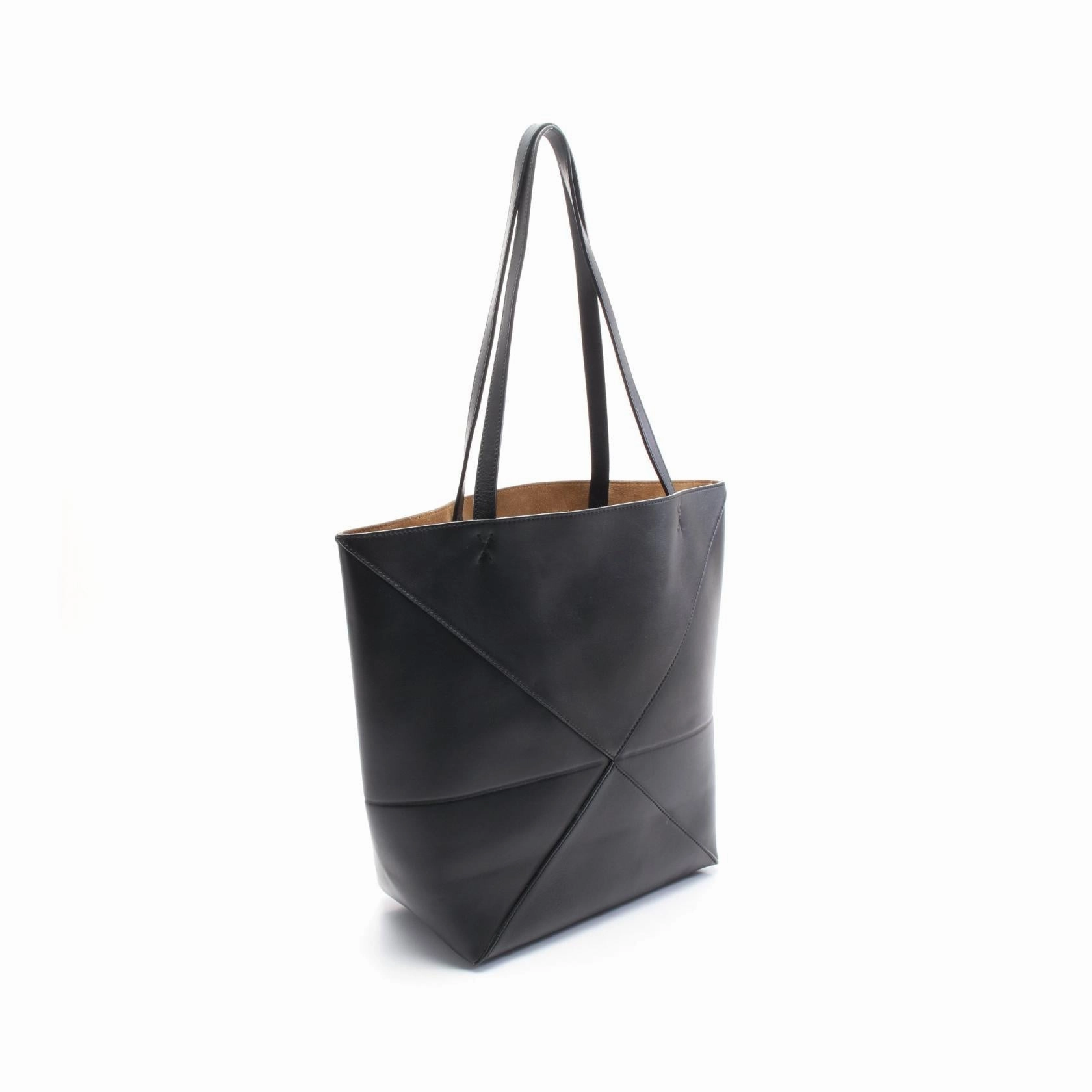 Loewe Leather Puzzle Fold Medium Tote Bag