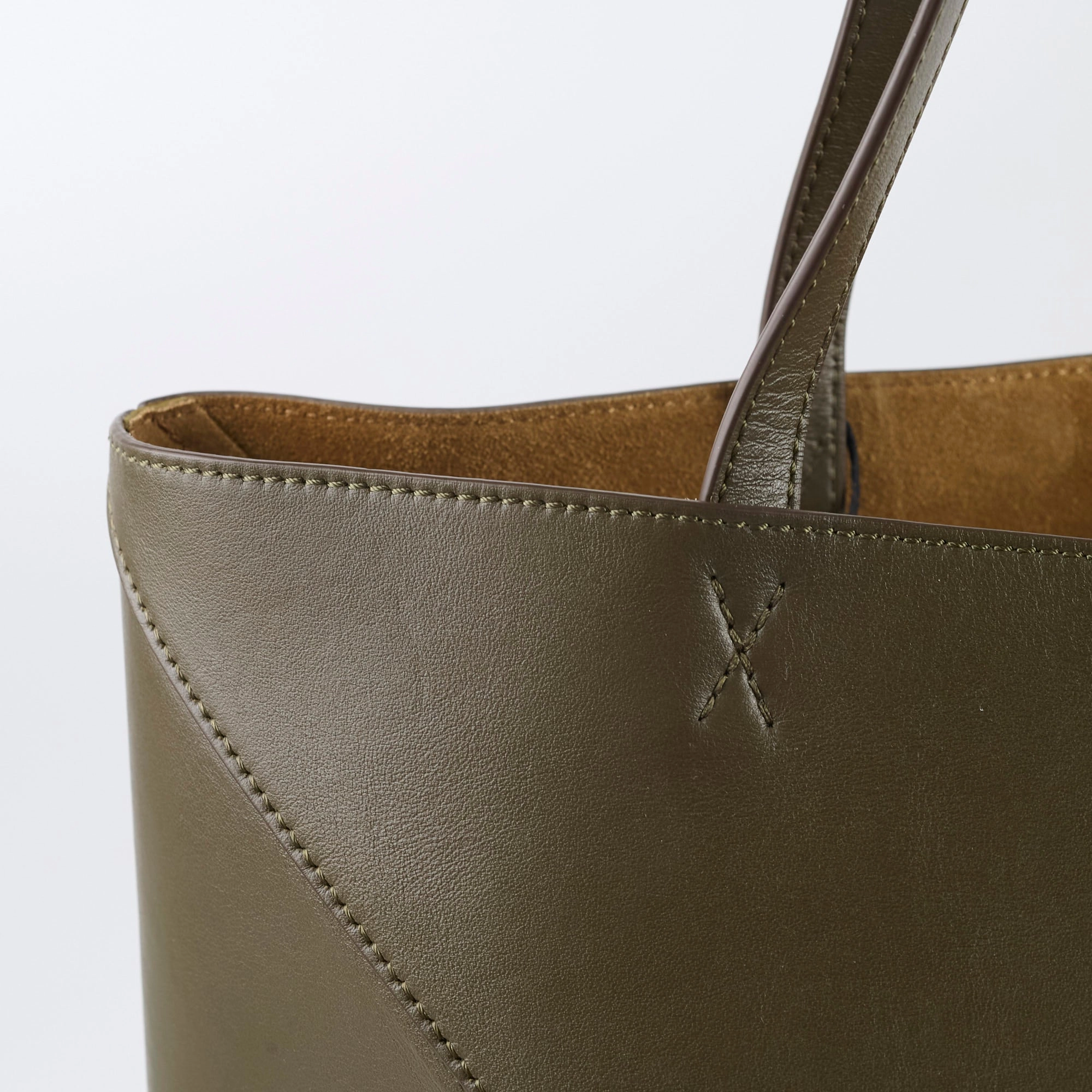 Loewe Medium Fold Tote Dark Khaki