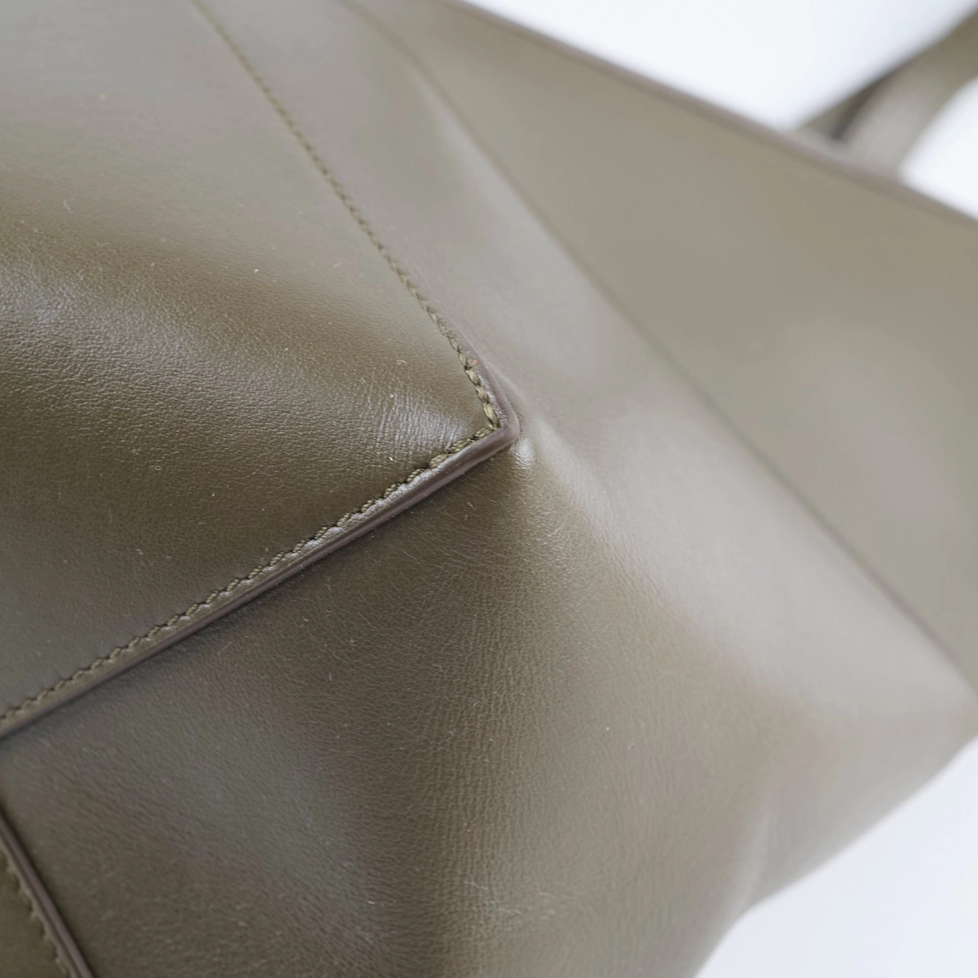Loewe Medium Fold Tote Dark Khaki
