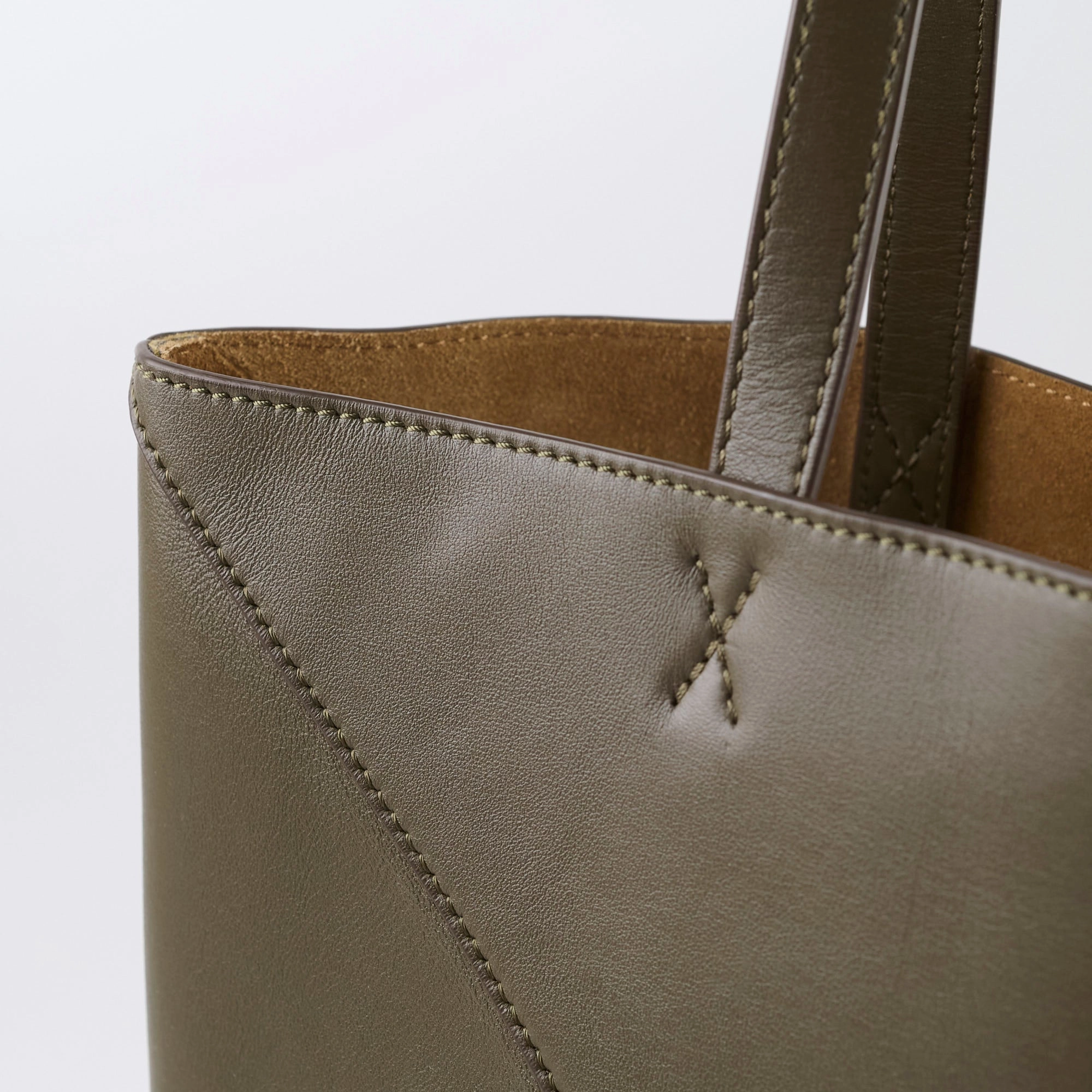 Loewe Medium Fold Tote Dark Khaki