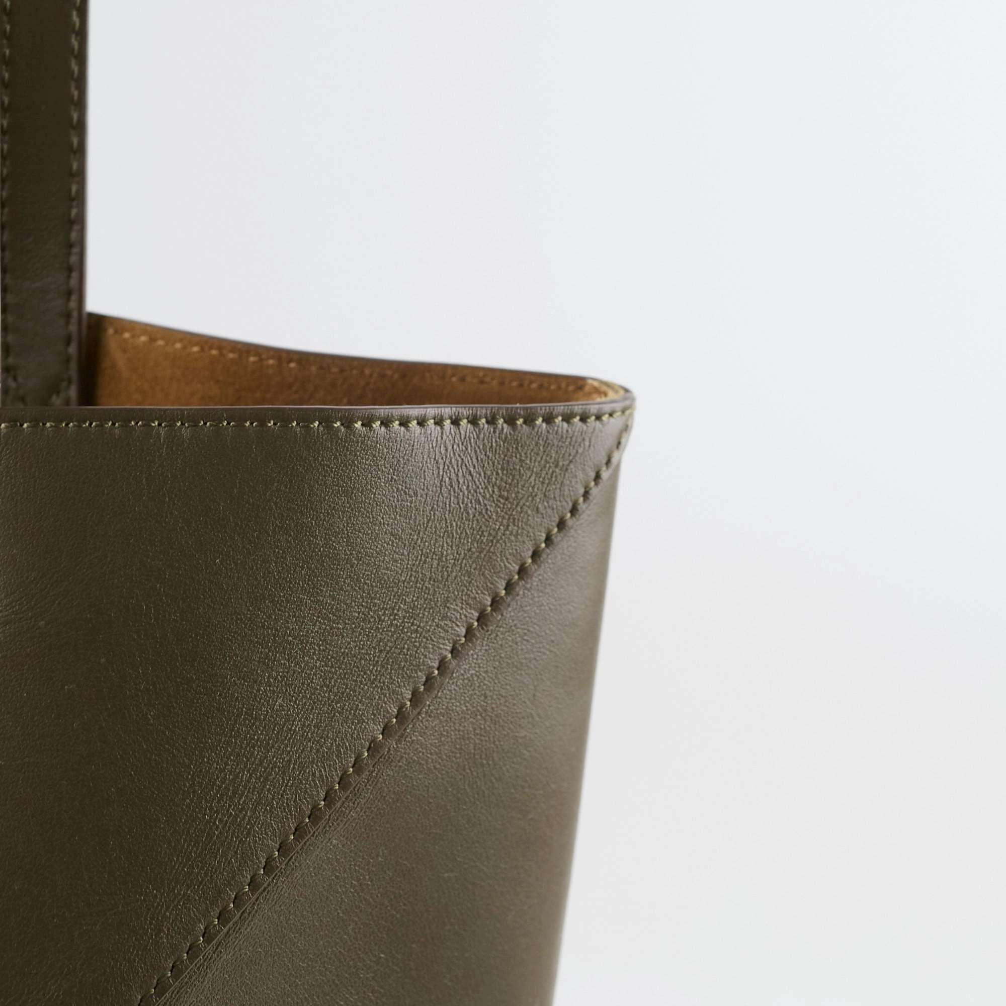 Loewe Medium Fold Tote Dark Khaki