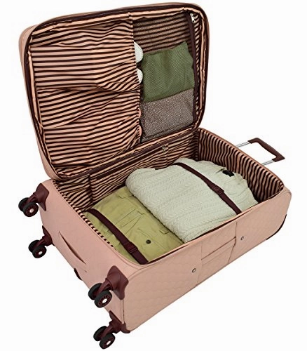 London Fog Calypso 20" Expandable Spinner, Apricot