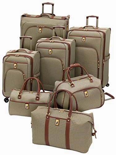 London Fog Cambridge 21 Inch Expandable Spinner Carry-on, Olive
