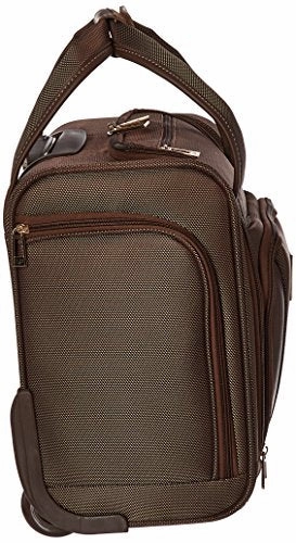 London Fog Kensington Ultra-Lightweight 15Inch 2-Wheel Under The Seat Bag, Bronze