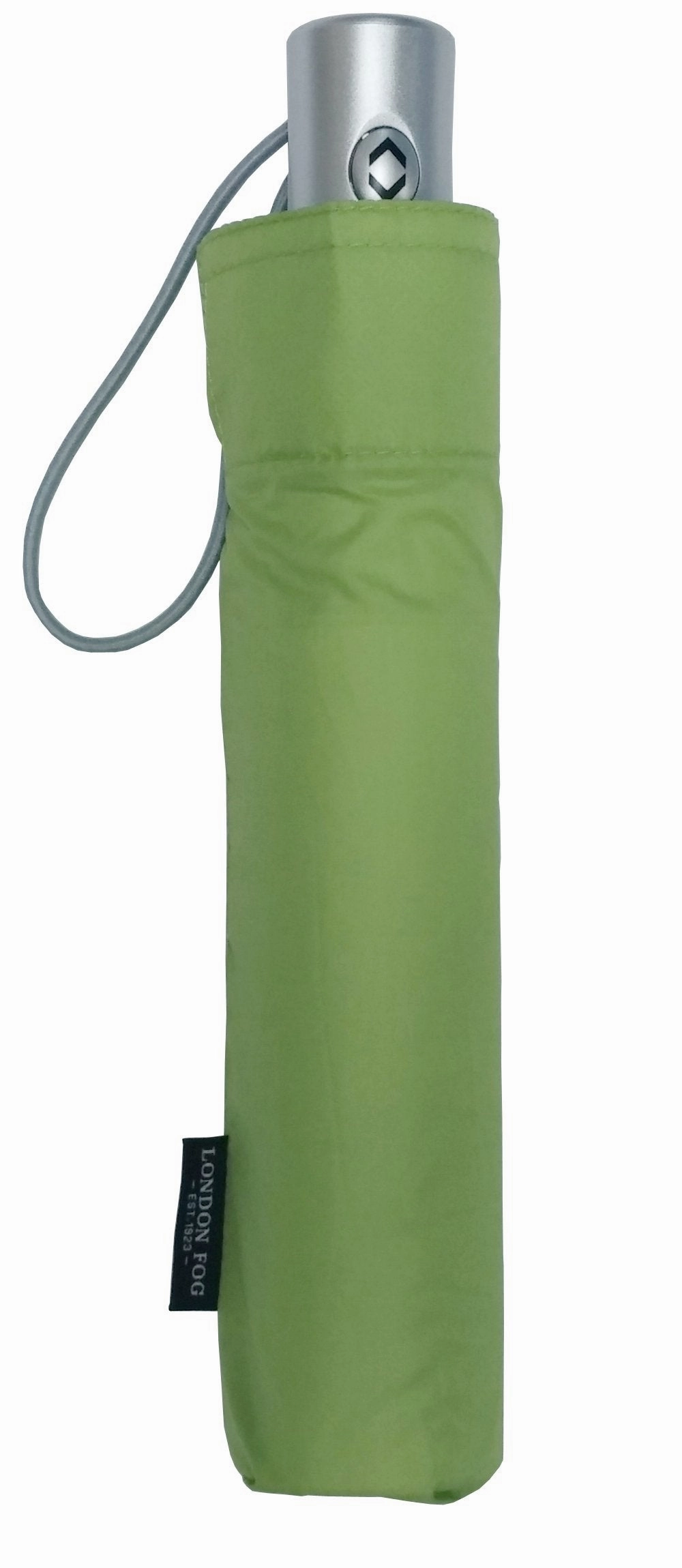 London Fog Tiny Mini Auto Open Close Umbrella, Lime