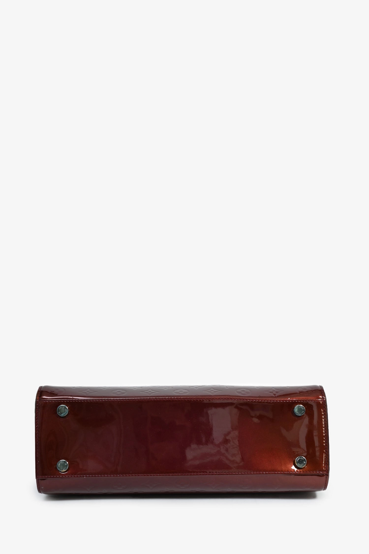 Louis Vuitton 2014 Cherry Red Vernis Leather Alma BB with Strap