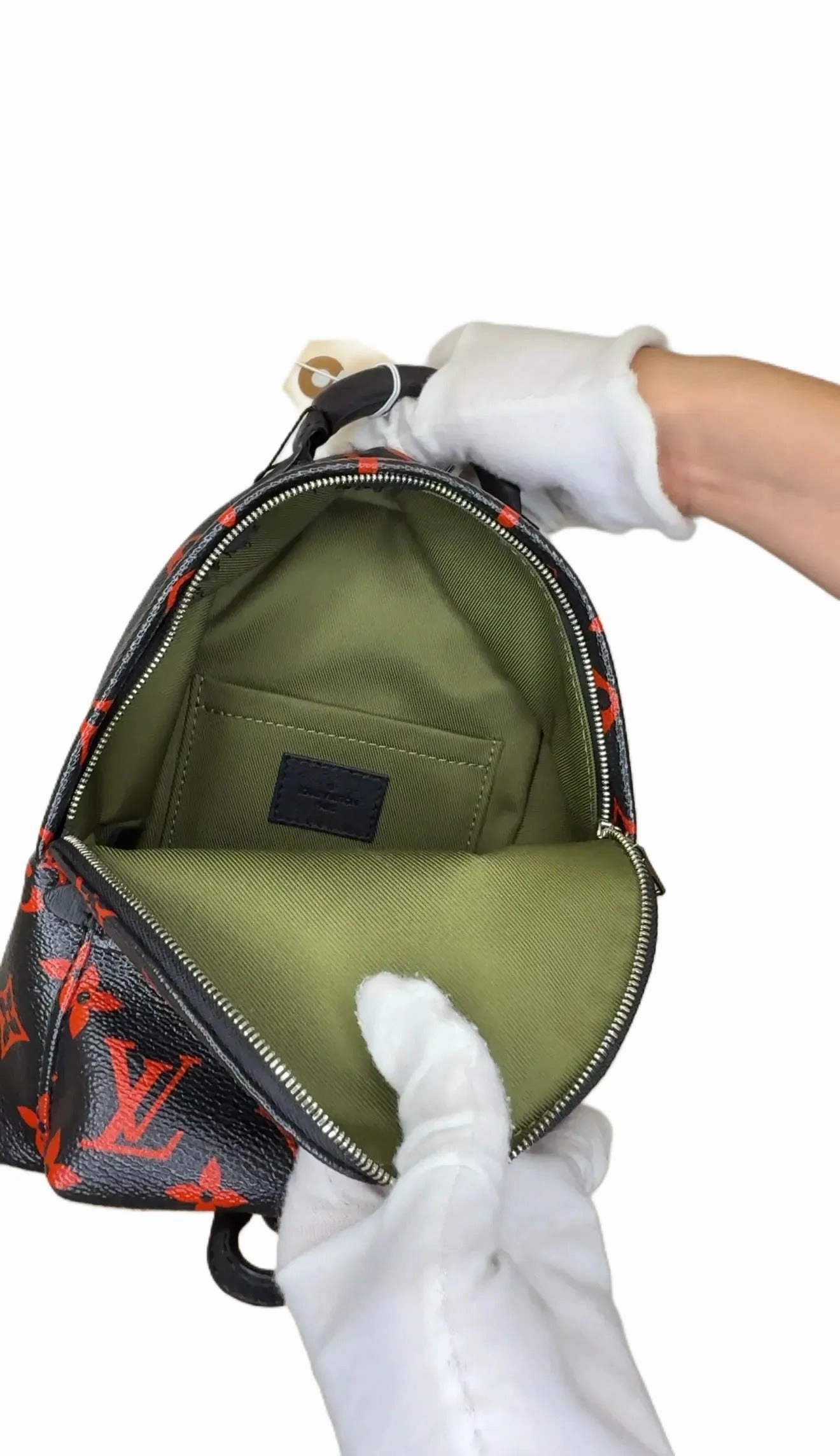 LOUIS VUITTON - Backpack - Coated Canvas Black for Women B7-30