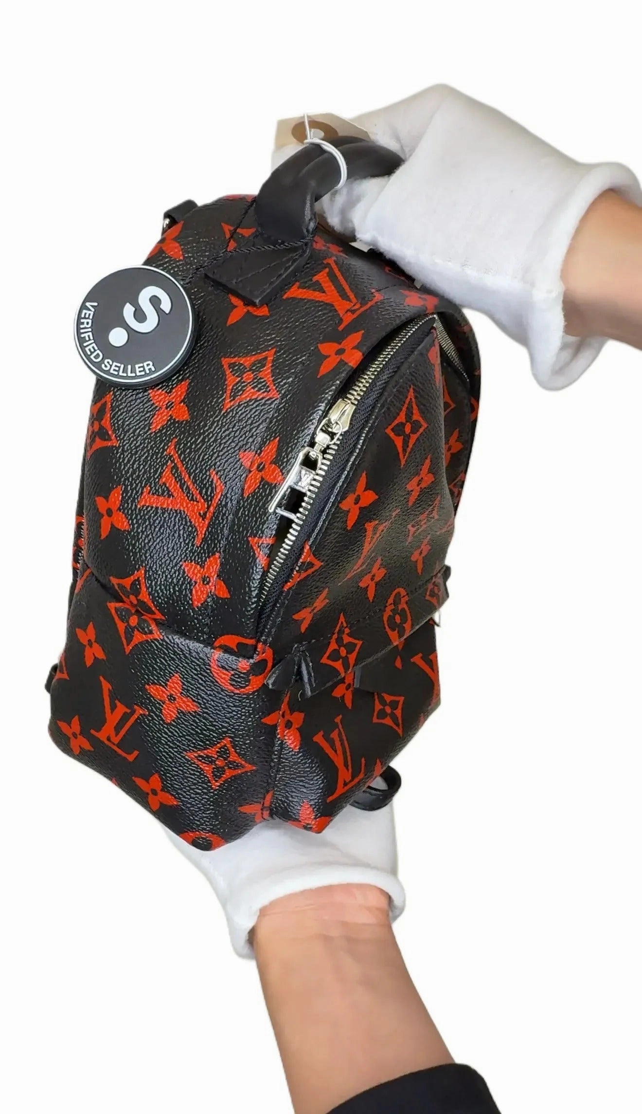 LOUIS VUITTON - Backpack - Coated Canvas Black for Women B7-30