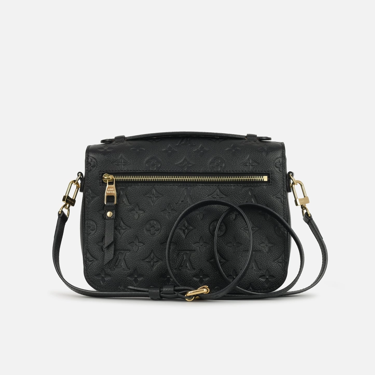 Louis Vuitton - Pochette Mtis - Black Empreinte Leather GHW - Pre-Loved