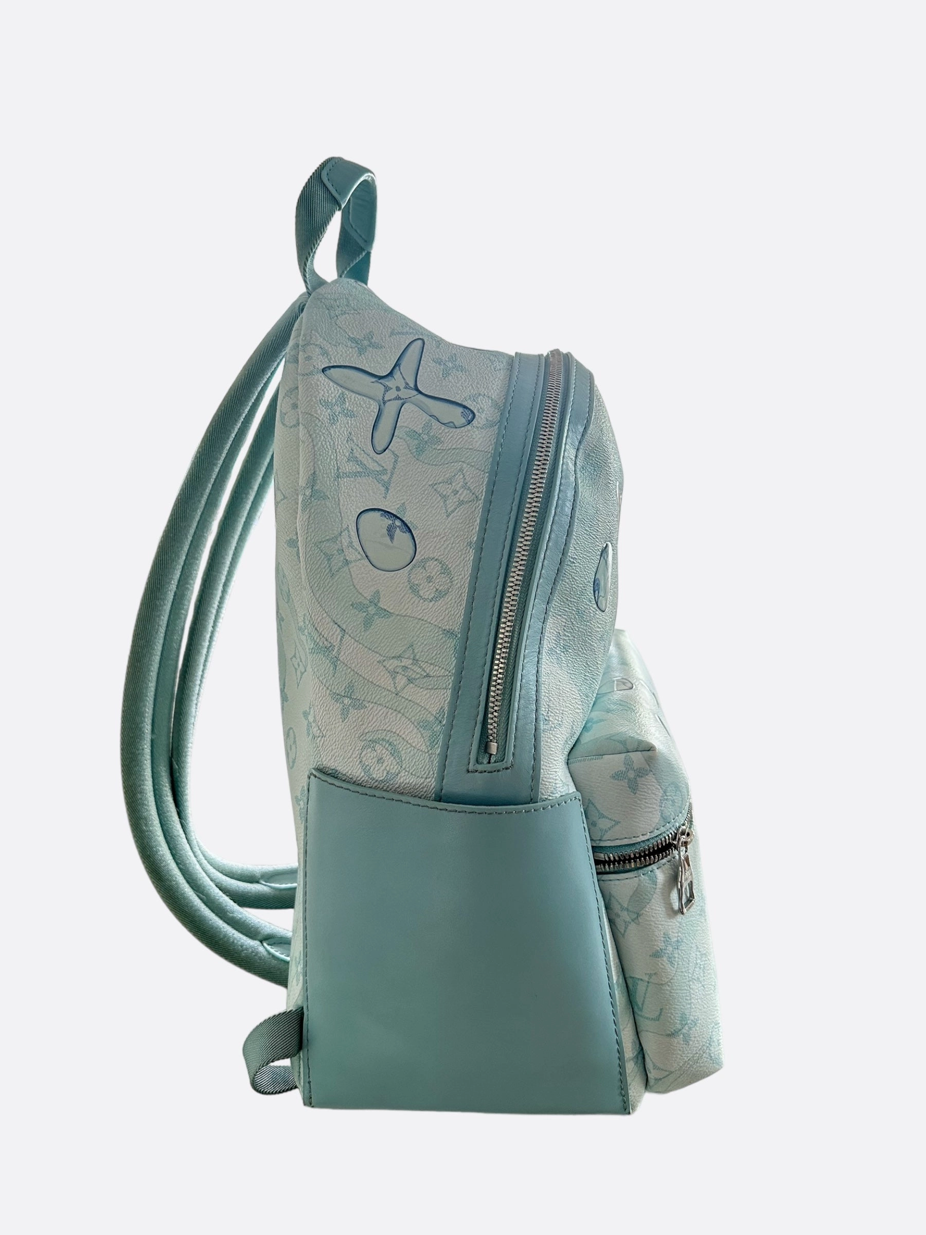 Louis Vuitton Aqua Garden Monogram Discovery Backpack
