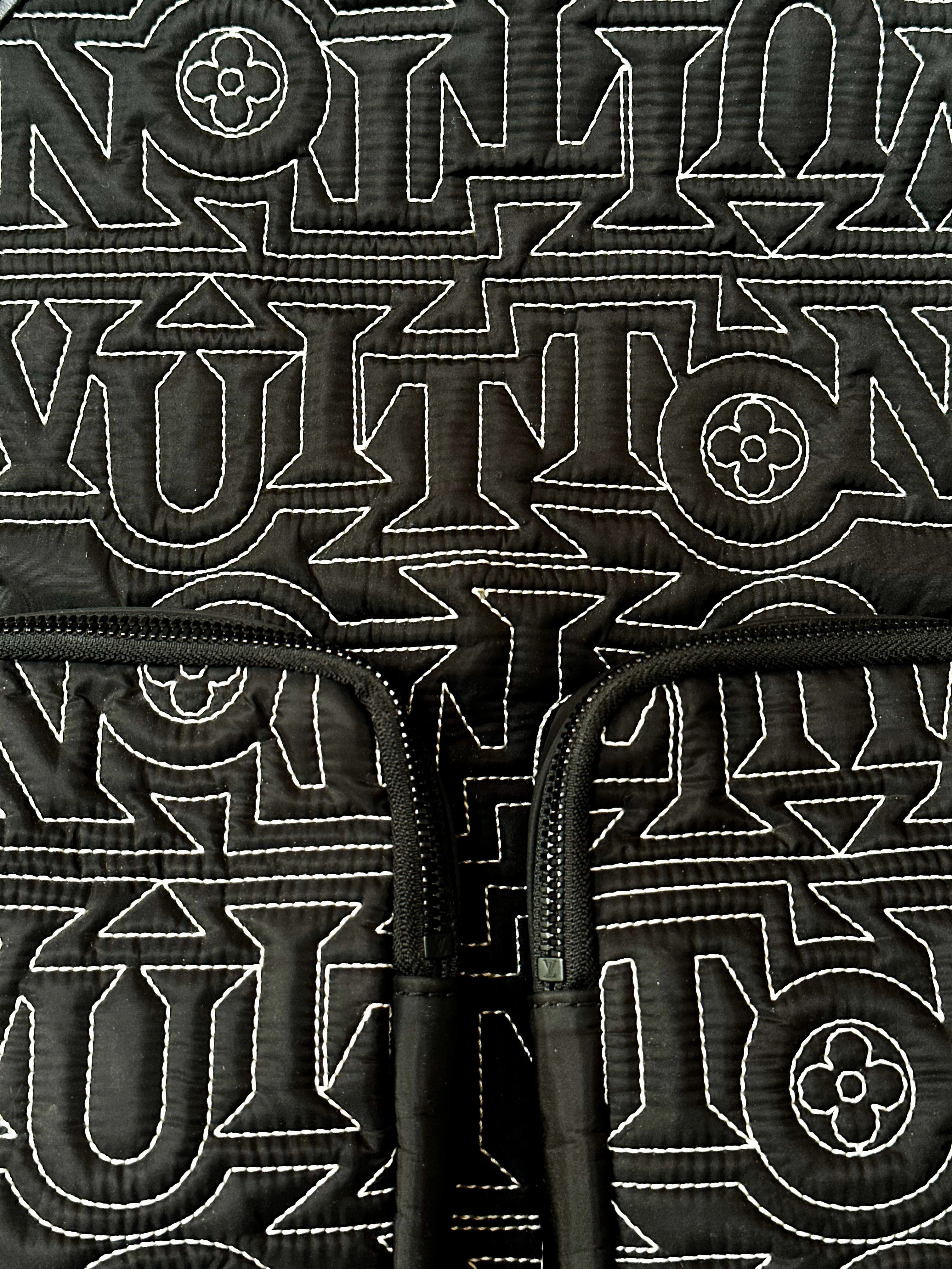 Louis Vuitton Black & White Snow Capsule Backpack