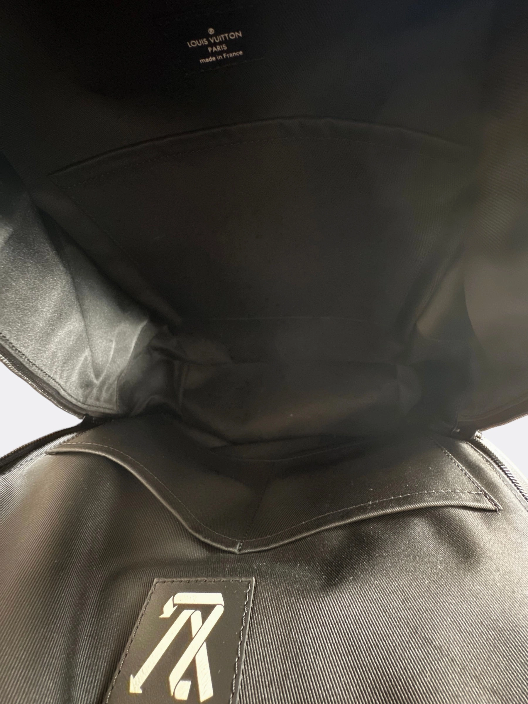 Louis Vuitton Black & White Snow Capsule Backpack