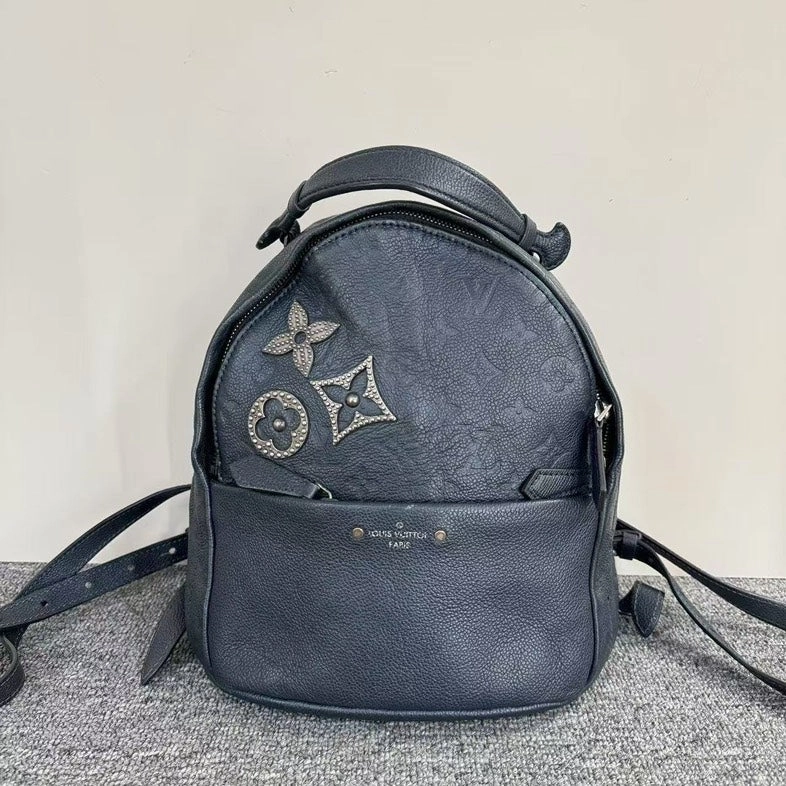 Louis Vuitton Black Calfskin Backpack