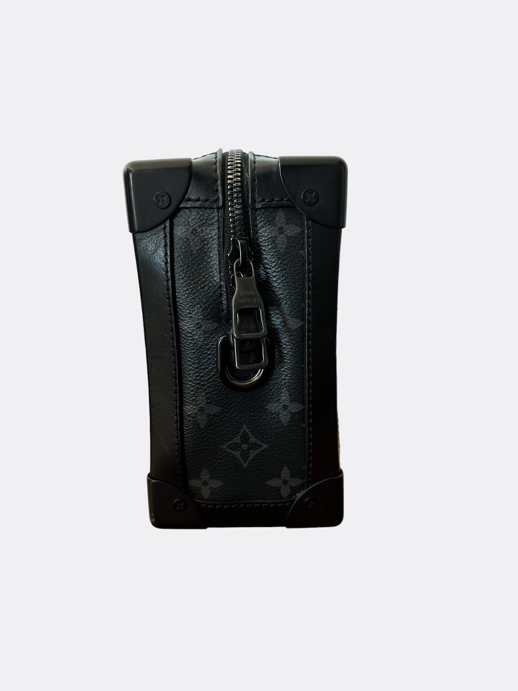 Louis Vuitton Black Monogram Eclipse Large Soft Trunk