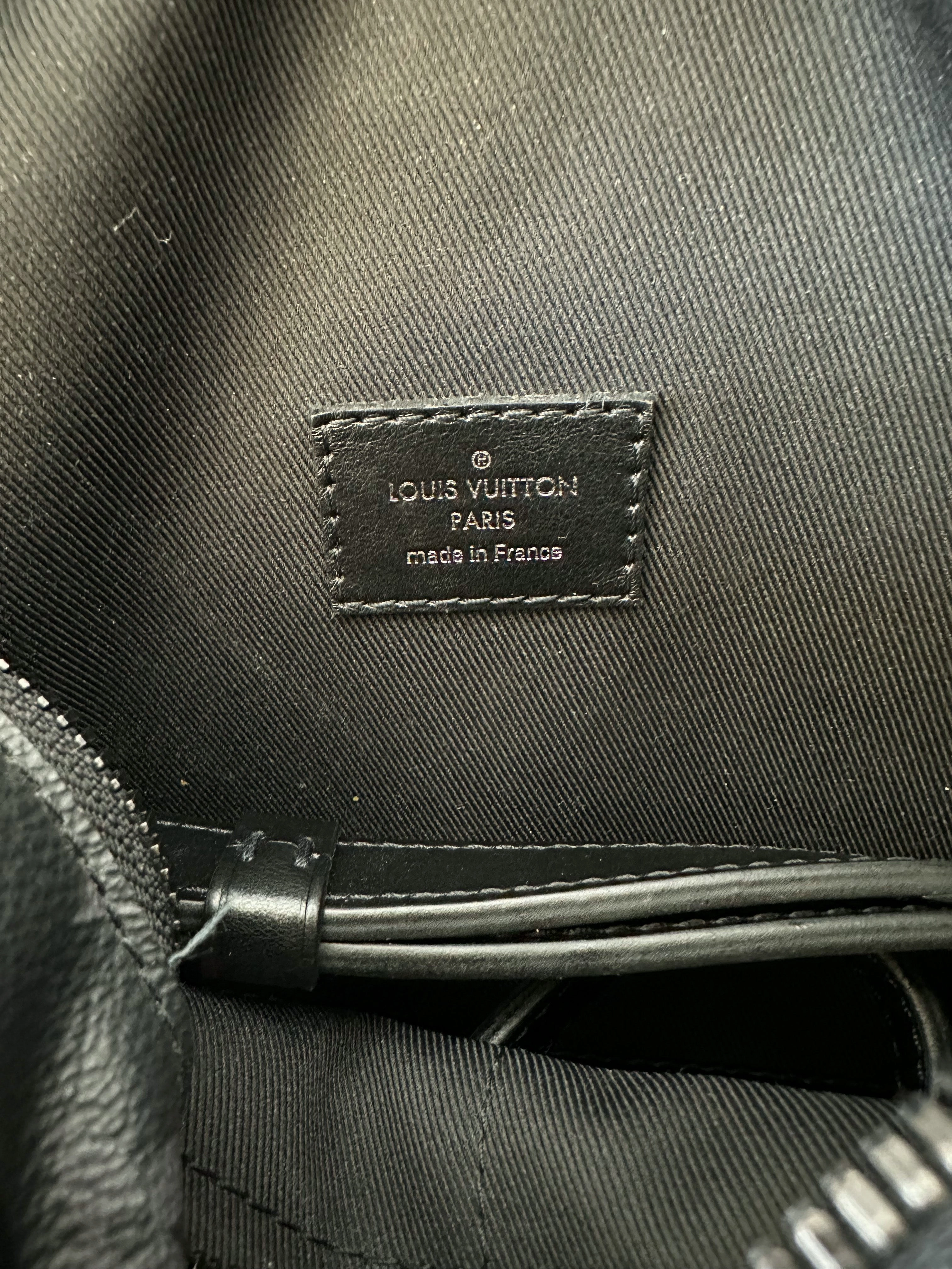Louis Vuitton Black Monogram Eclipse Large Soft Trunk