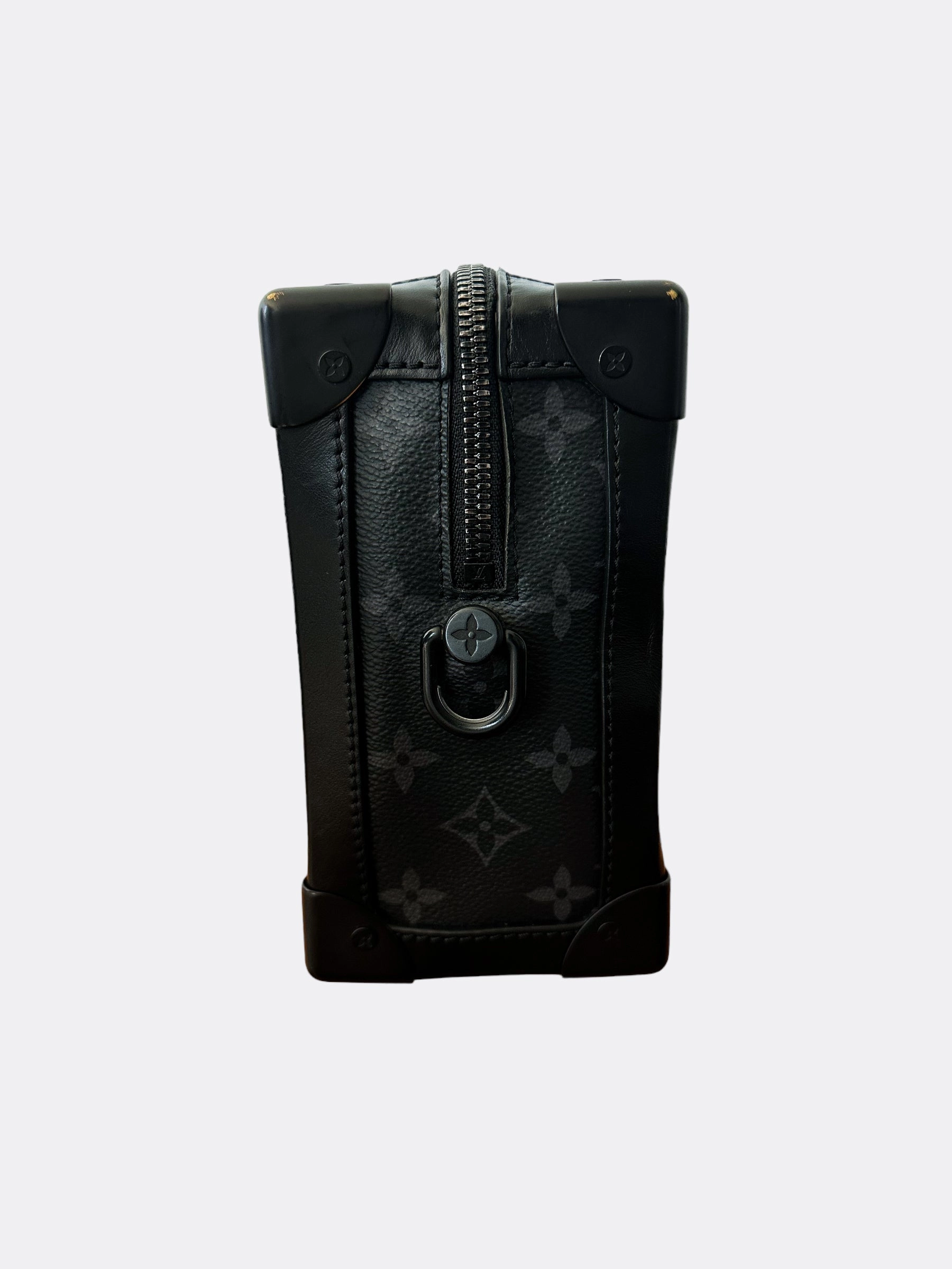 Louis Vuitton Black Monogram Eclipse Large Soft Trunk