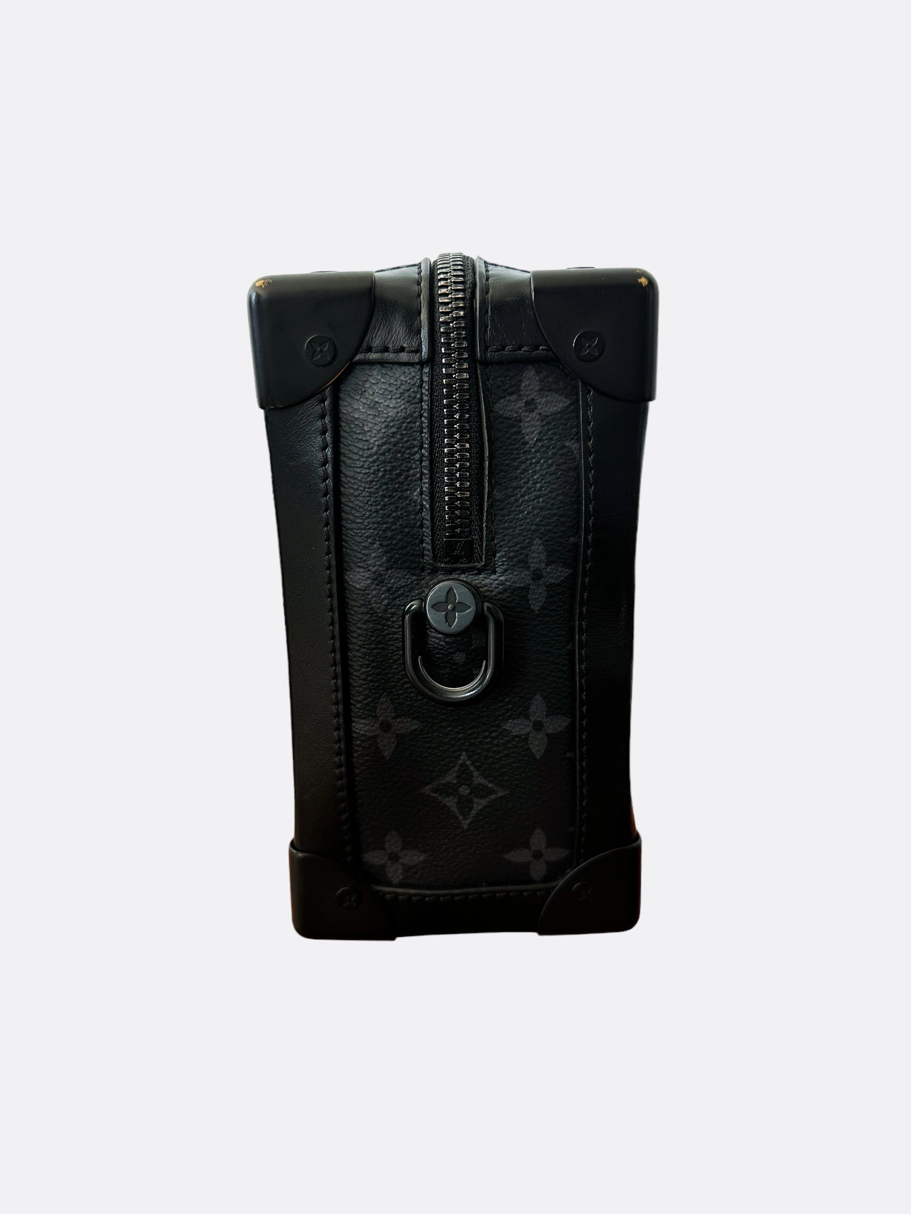 Louis Vuitton Black Monogram Eclipse Large Soft Trunk