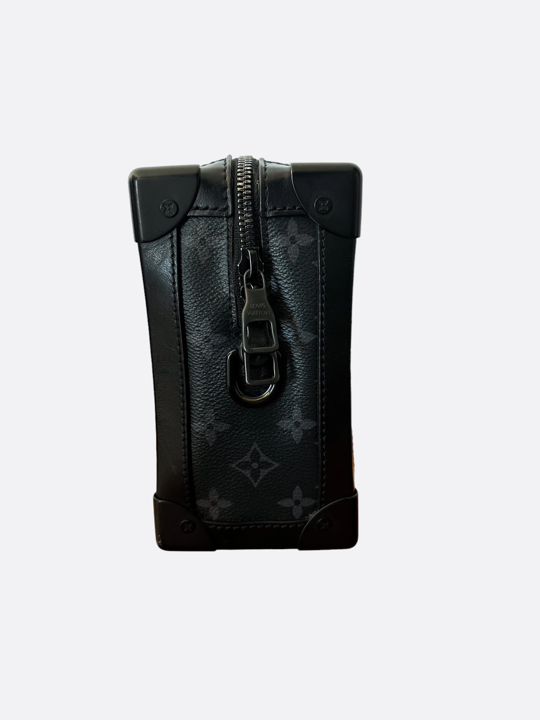 Louis Vuitton Black Monogram Eclipse Large Soft Trunk