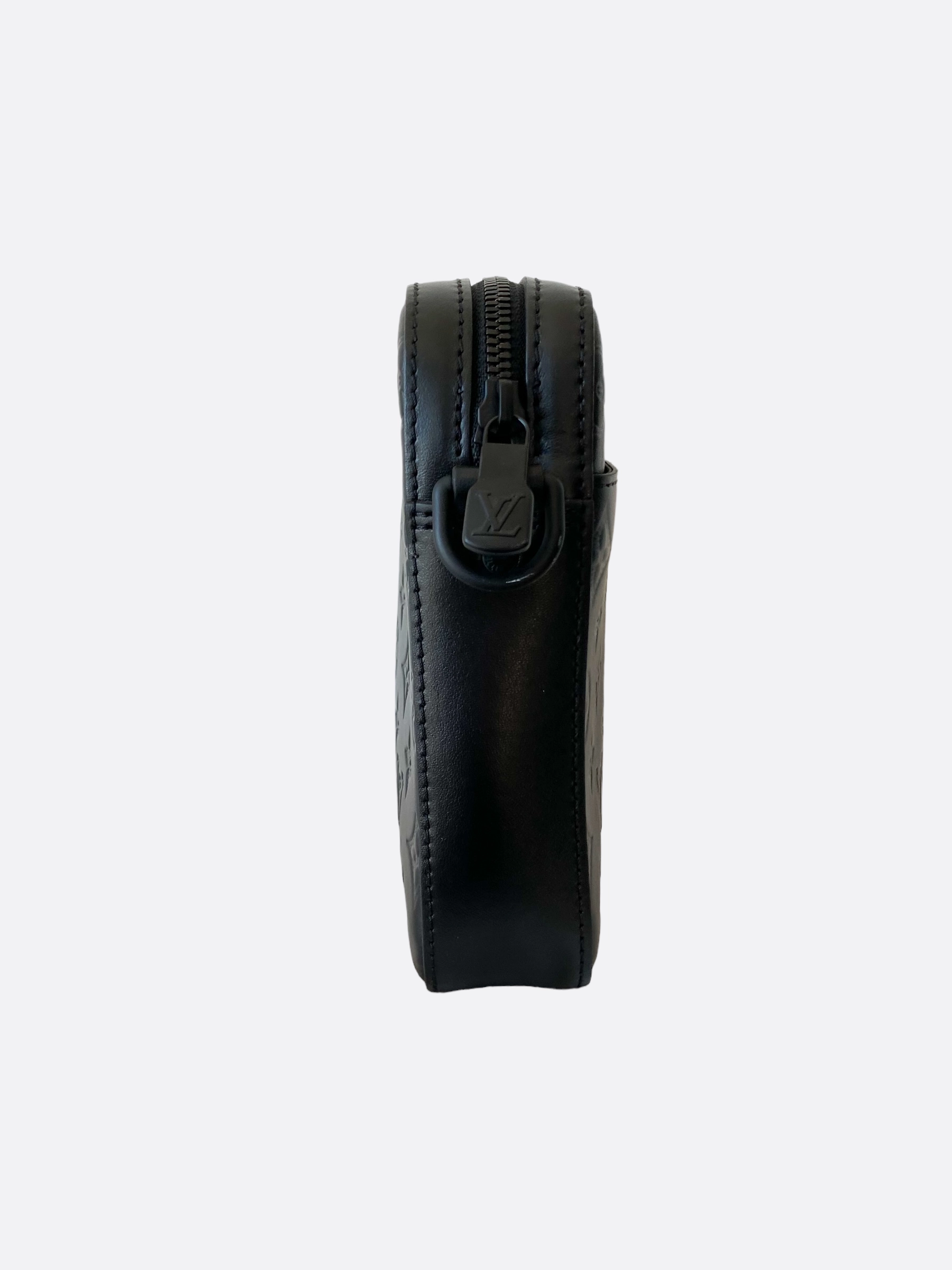 Louis Vuitton Black Shadow Monogram Duo Messenger