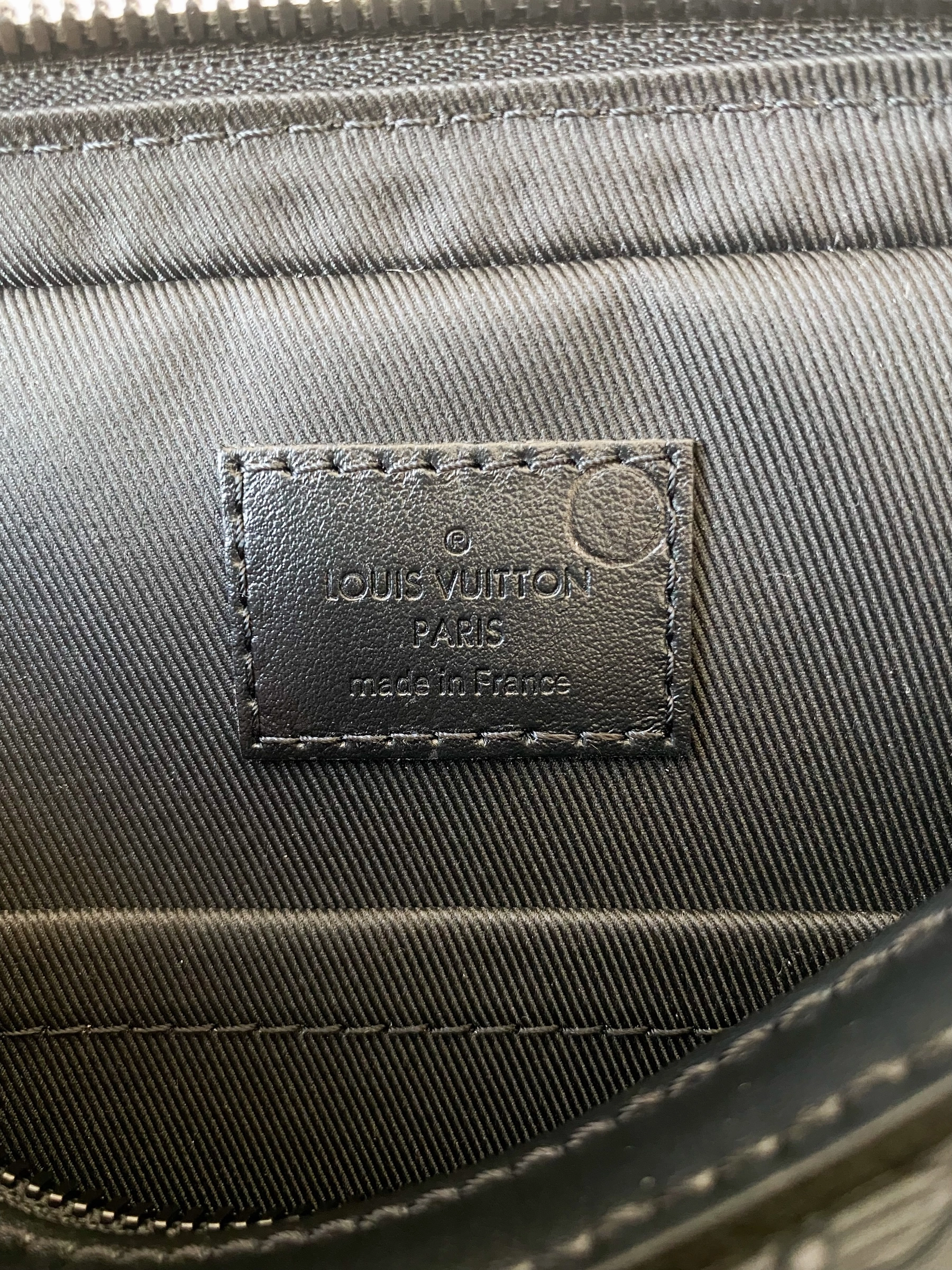 Louis Vuitton Black Shadow Monogram Duo Messenger