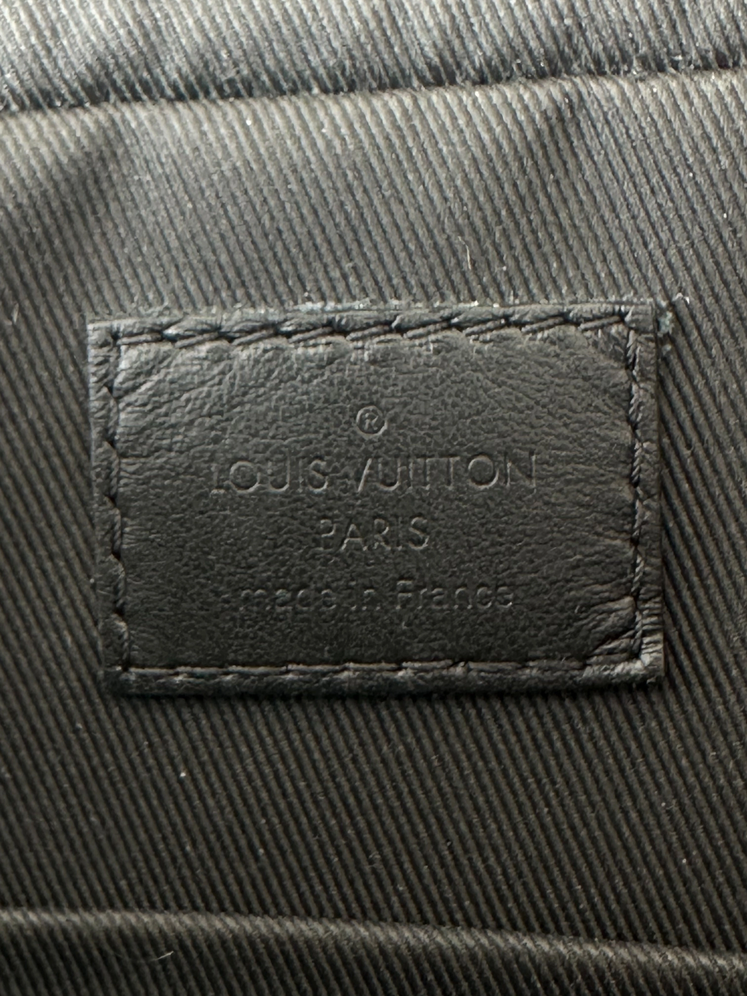 Louis Vuitton Black Shadow Monogram Duo Messenger