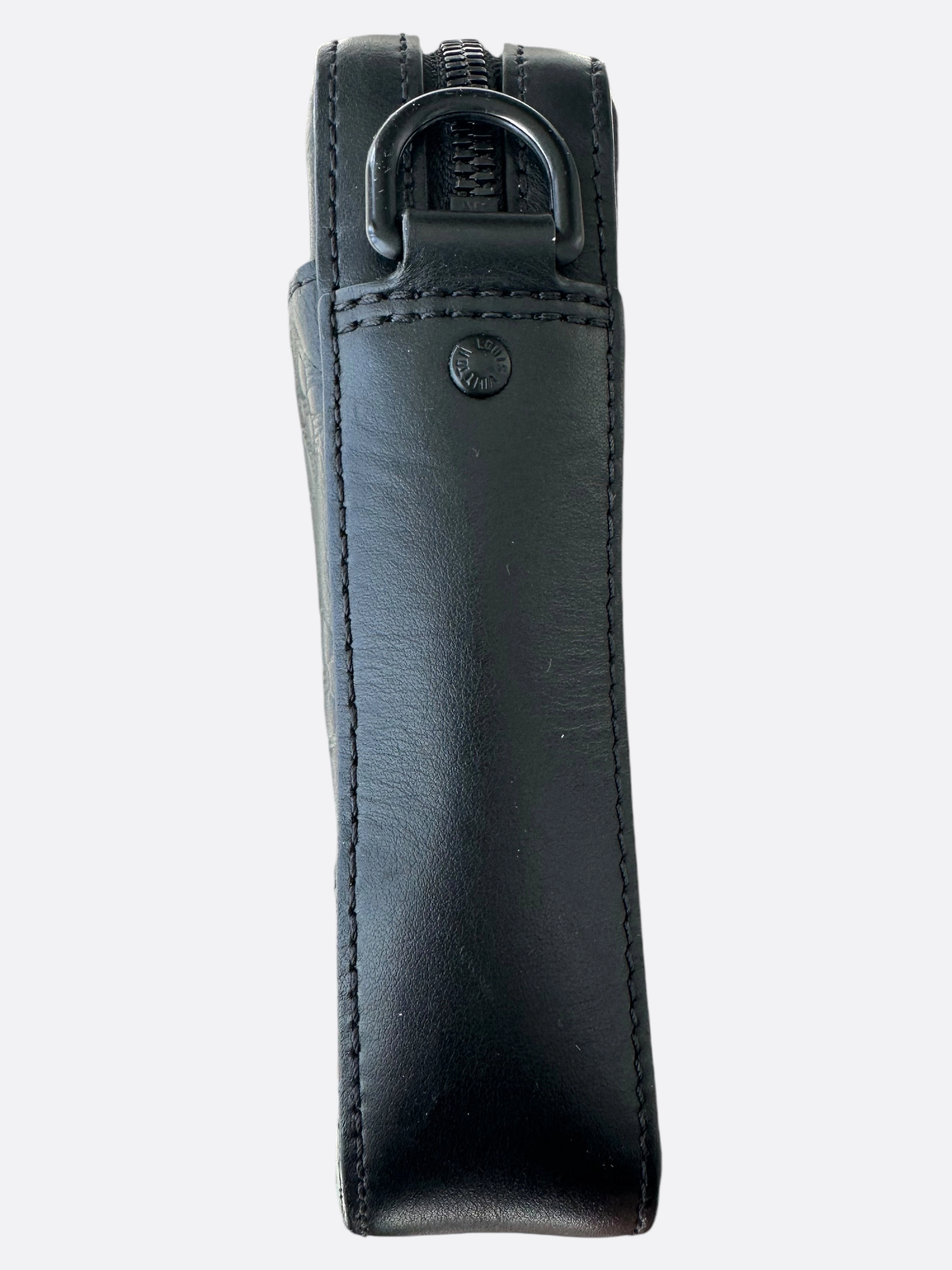 Louis Vuitton Black Shadow Monogram Duo Messenger