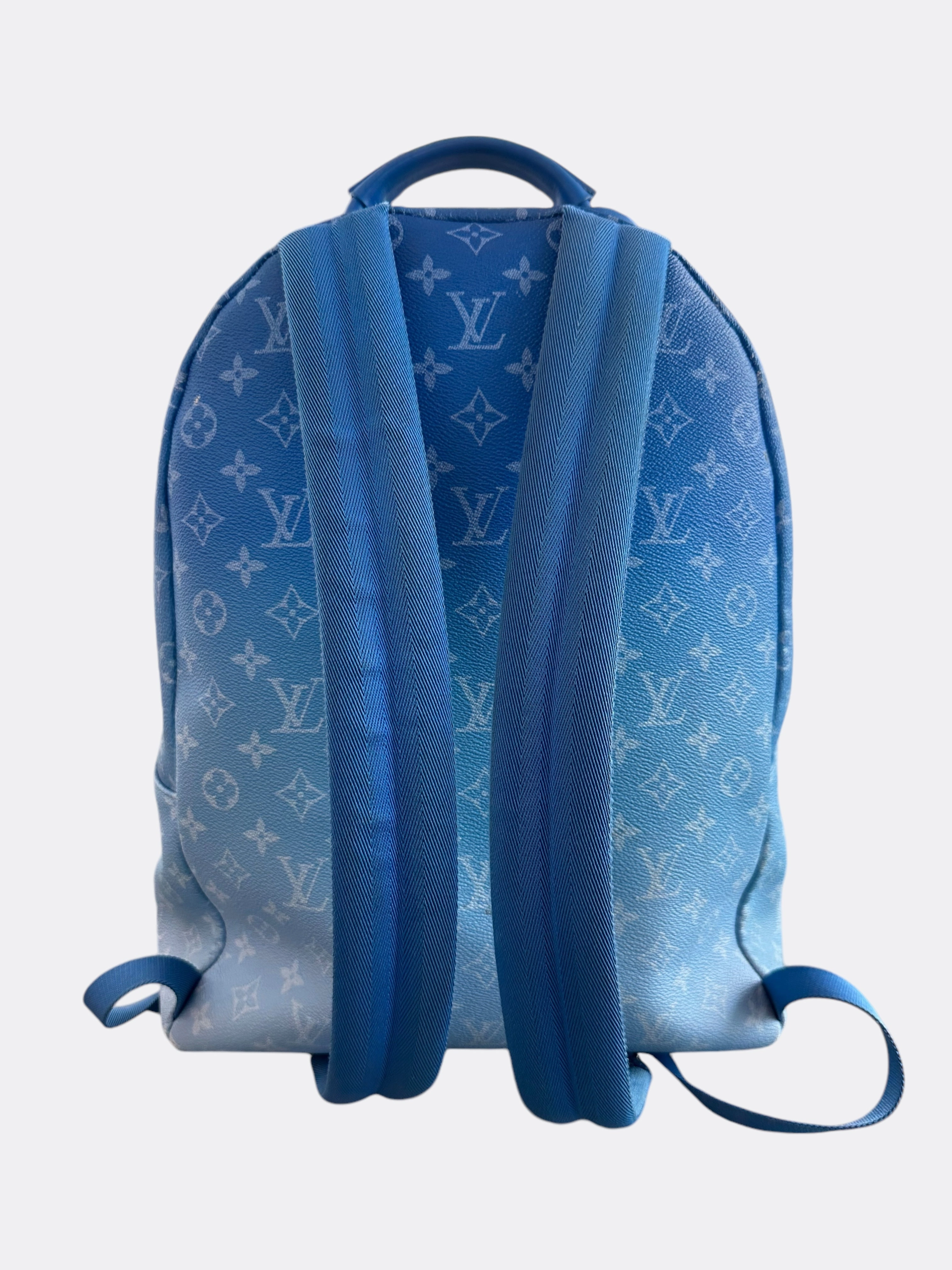 Louis Vuitton Blue & White Cloud Monogram Backpack