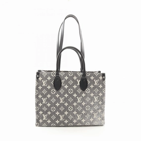 Louis Vuitton  blue Leather Tote Bag (Pre-Owned)