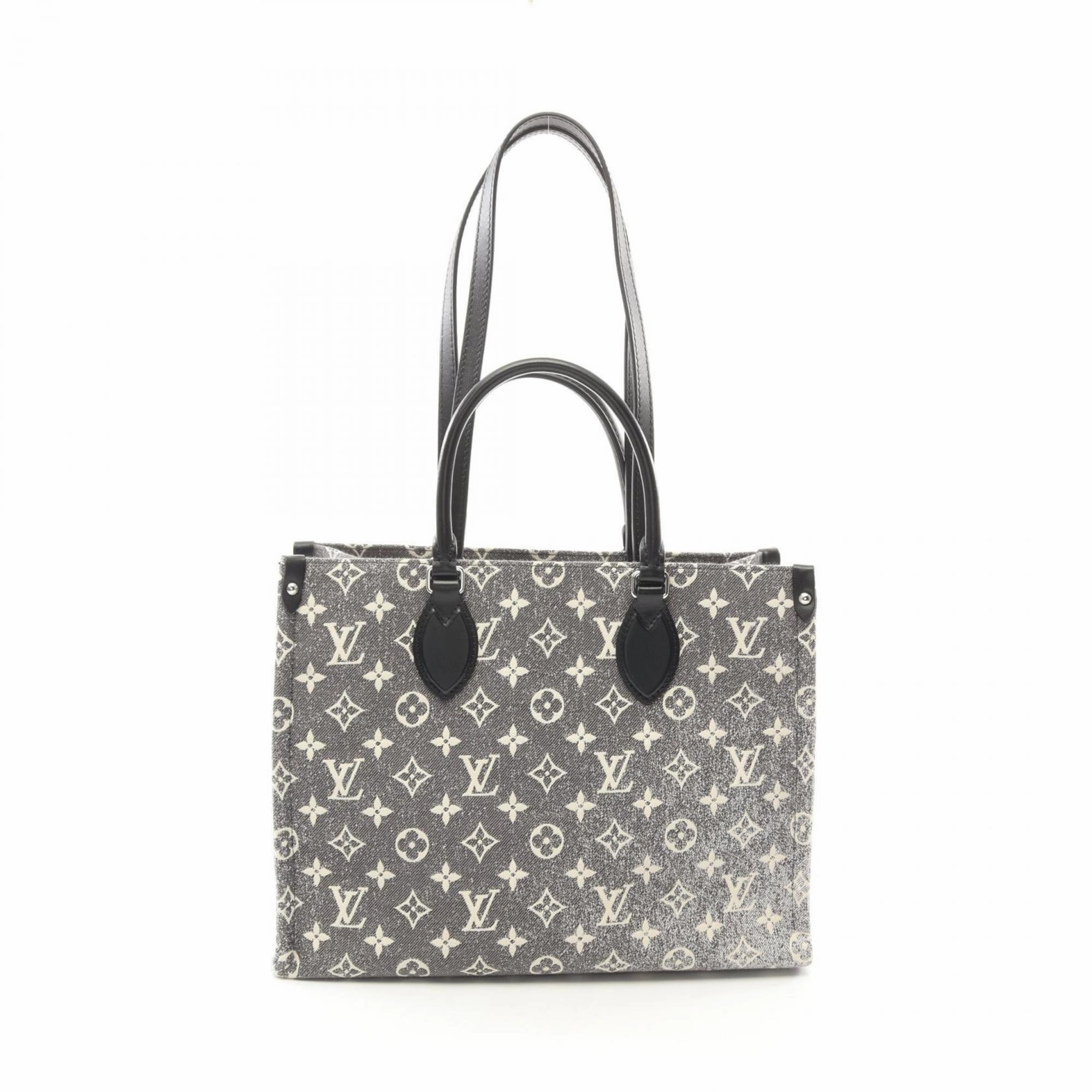 Louis Vuitton  blue Leather Tote Bag (Pre-Owned)