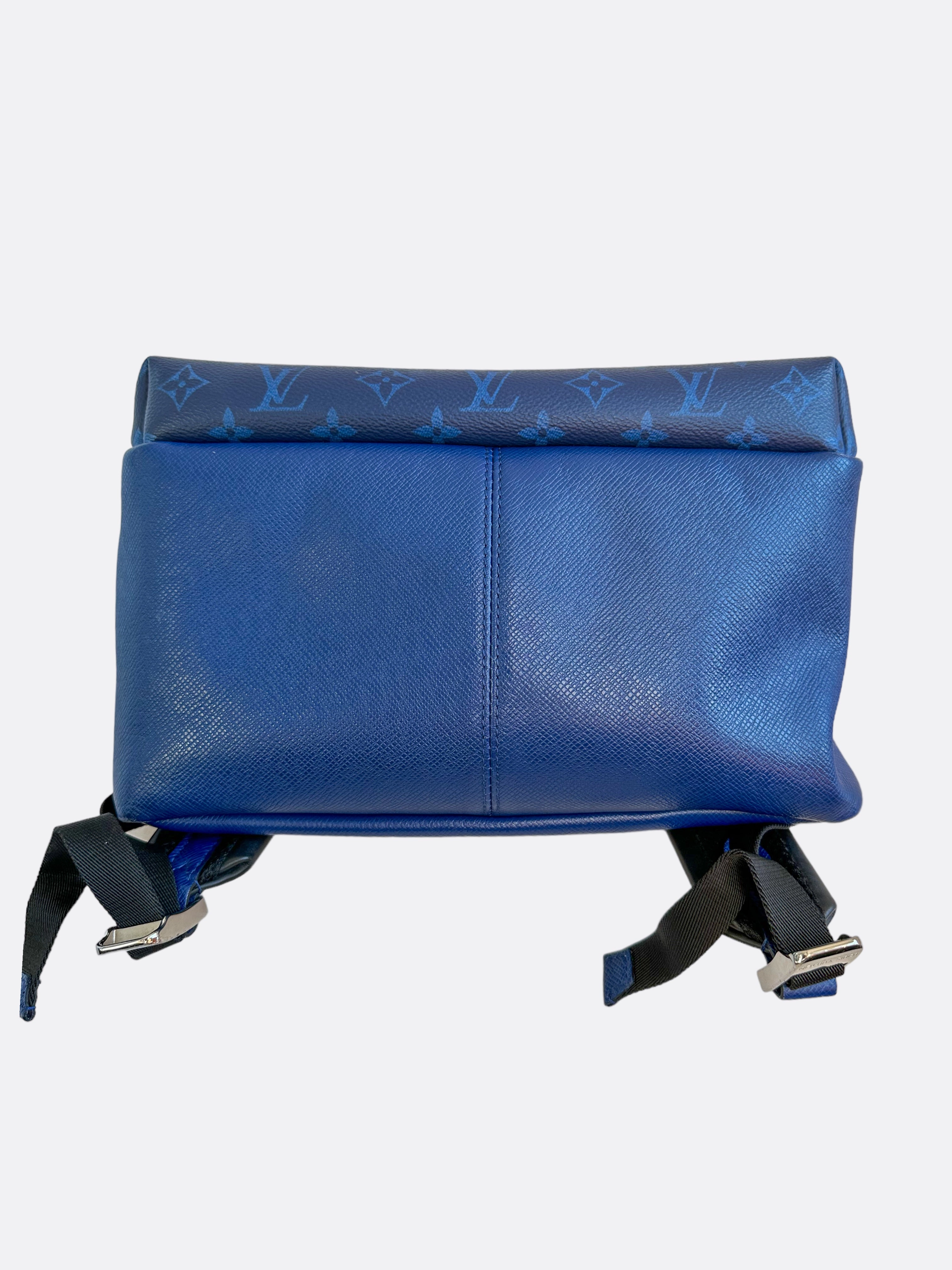 Louis Vuitton Blue Taigarama Monogram Discovery Backpack