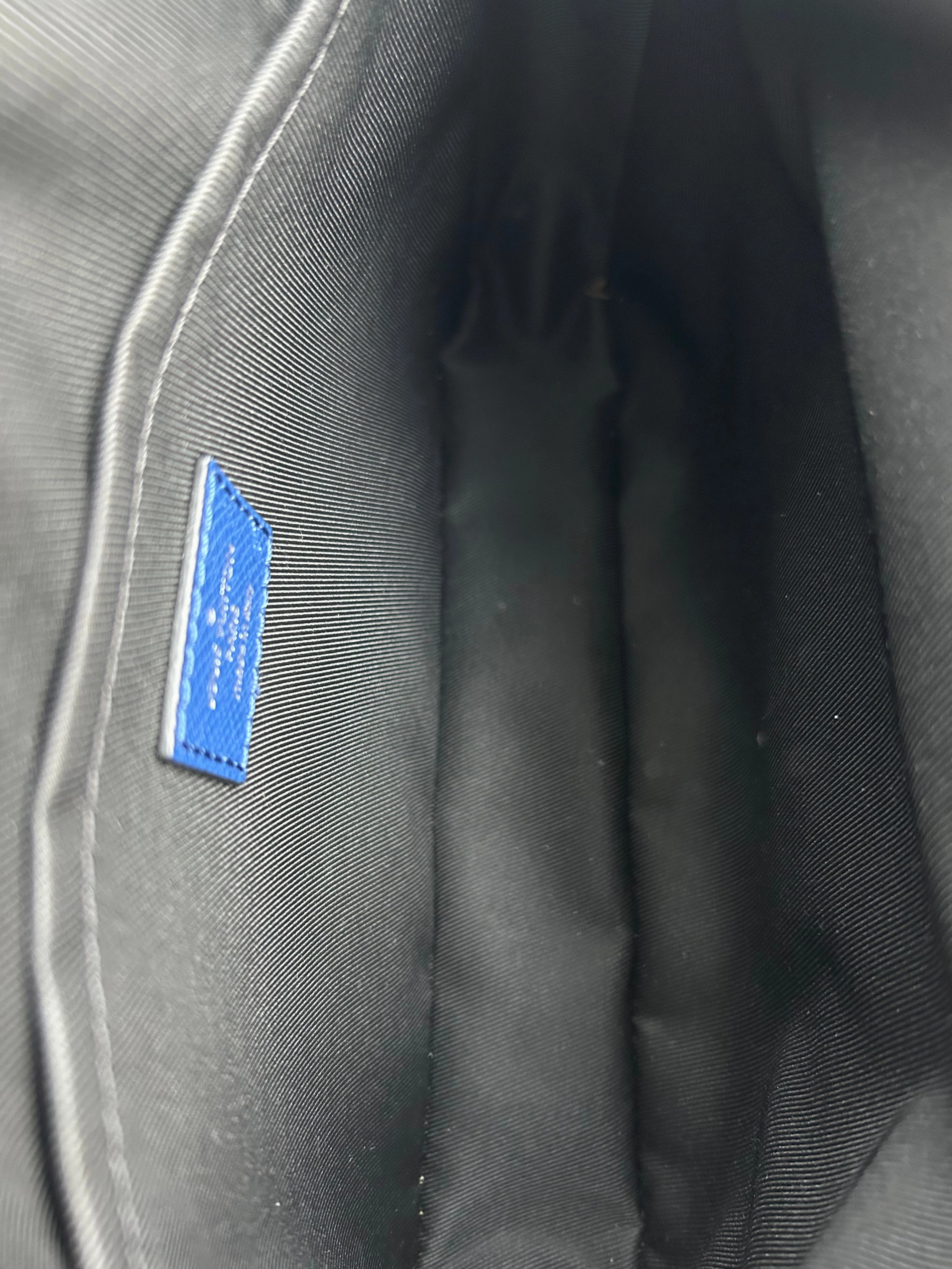 Louis Vuitton Blue Taigarama Monogram Outdoor Messenger Bag