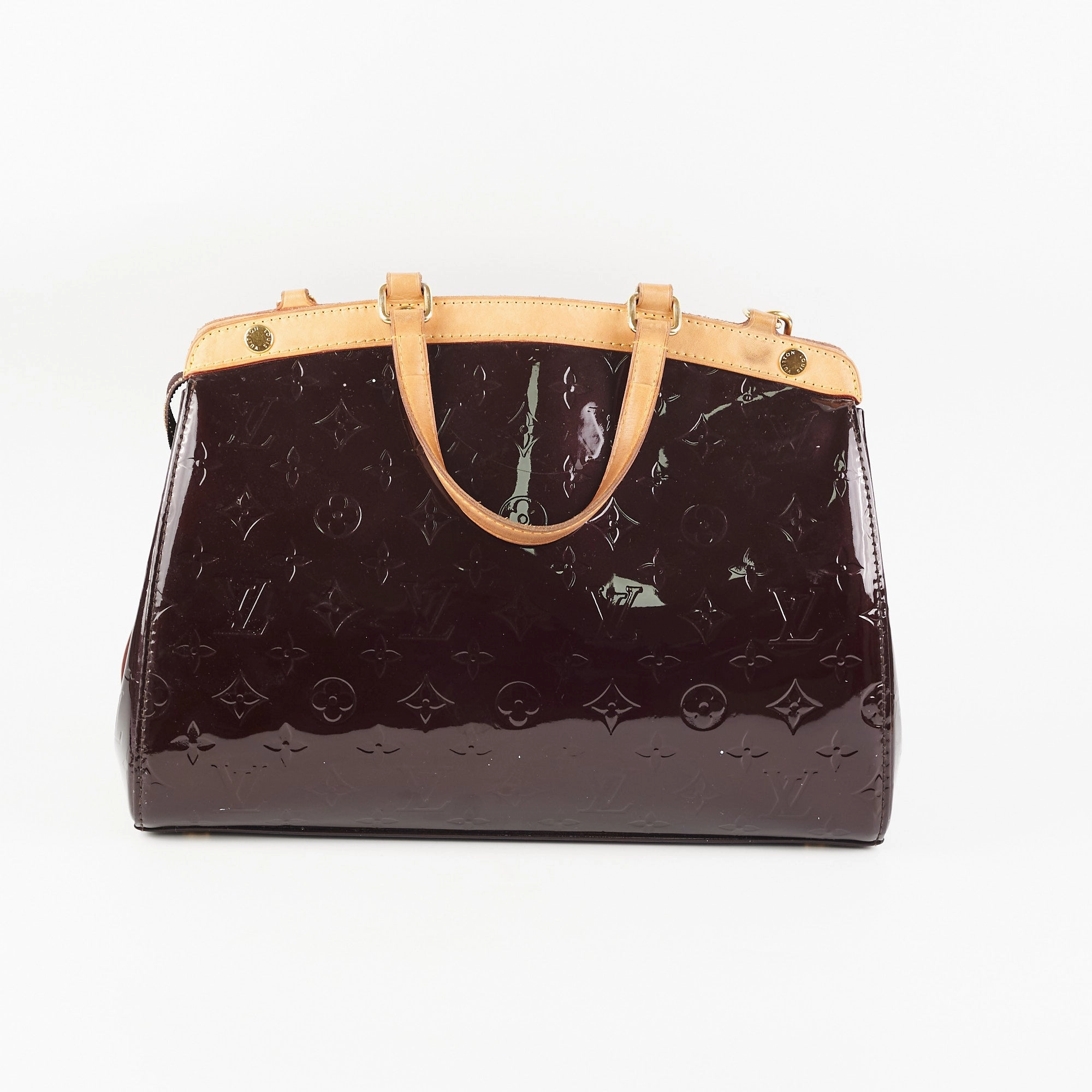 Louis Vuitton Brea MM Amarate Monogram Vernis