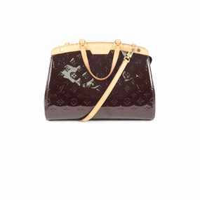 Louis Vuitton Brea MM Amarate Monogram Vernis