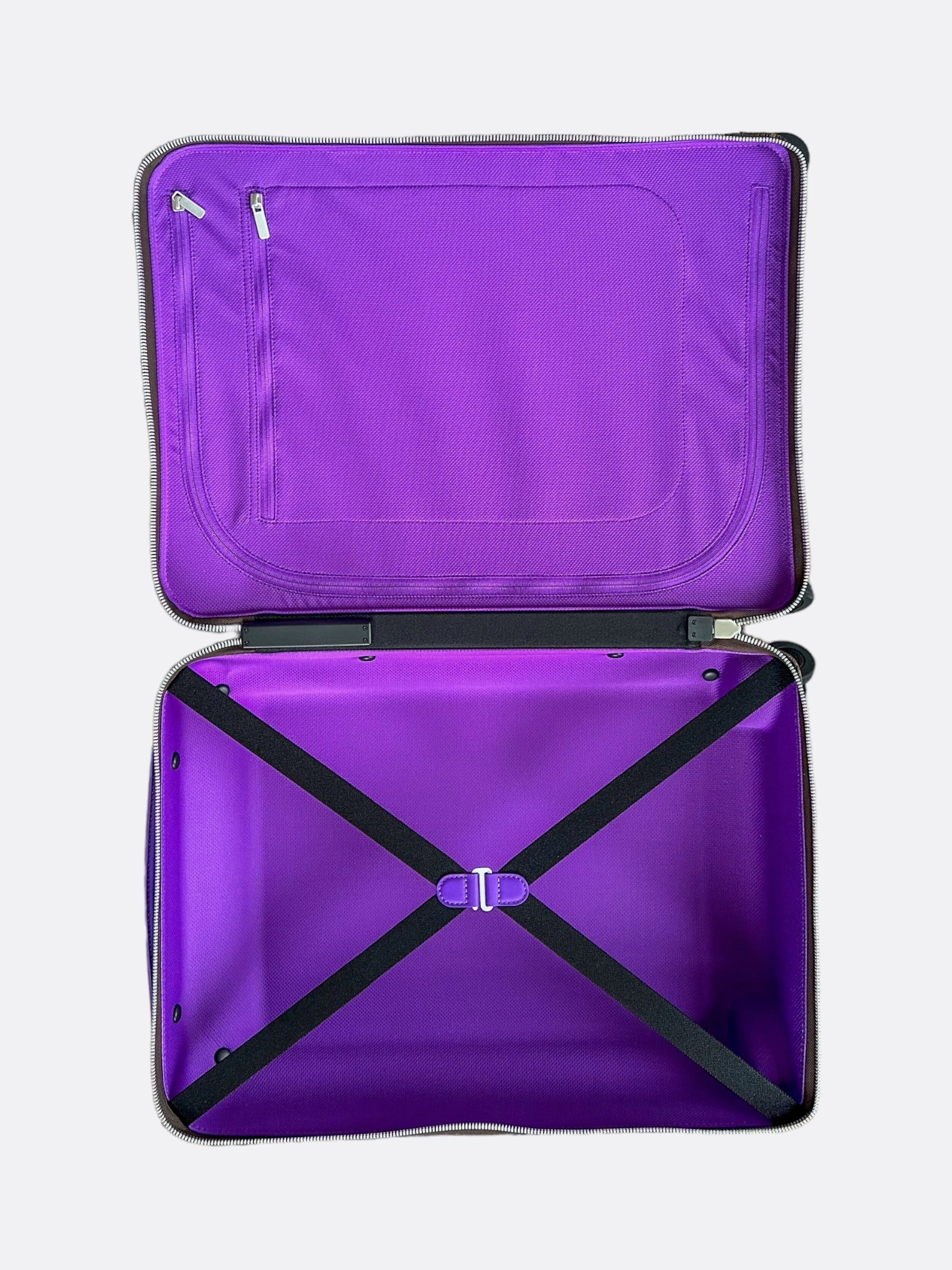 Louis Vuitton Brown & Purple Monogram Horizon 55