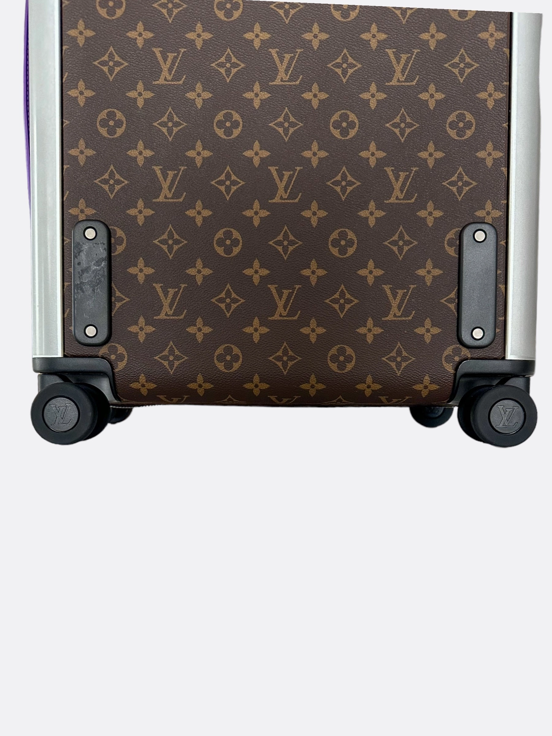Louis Vuitton Brown & Purple Monogram Horizon 55