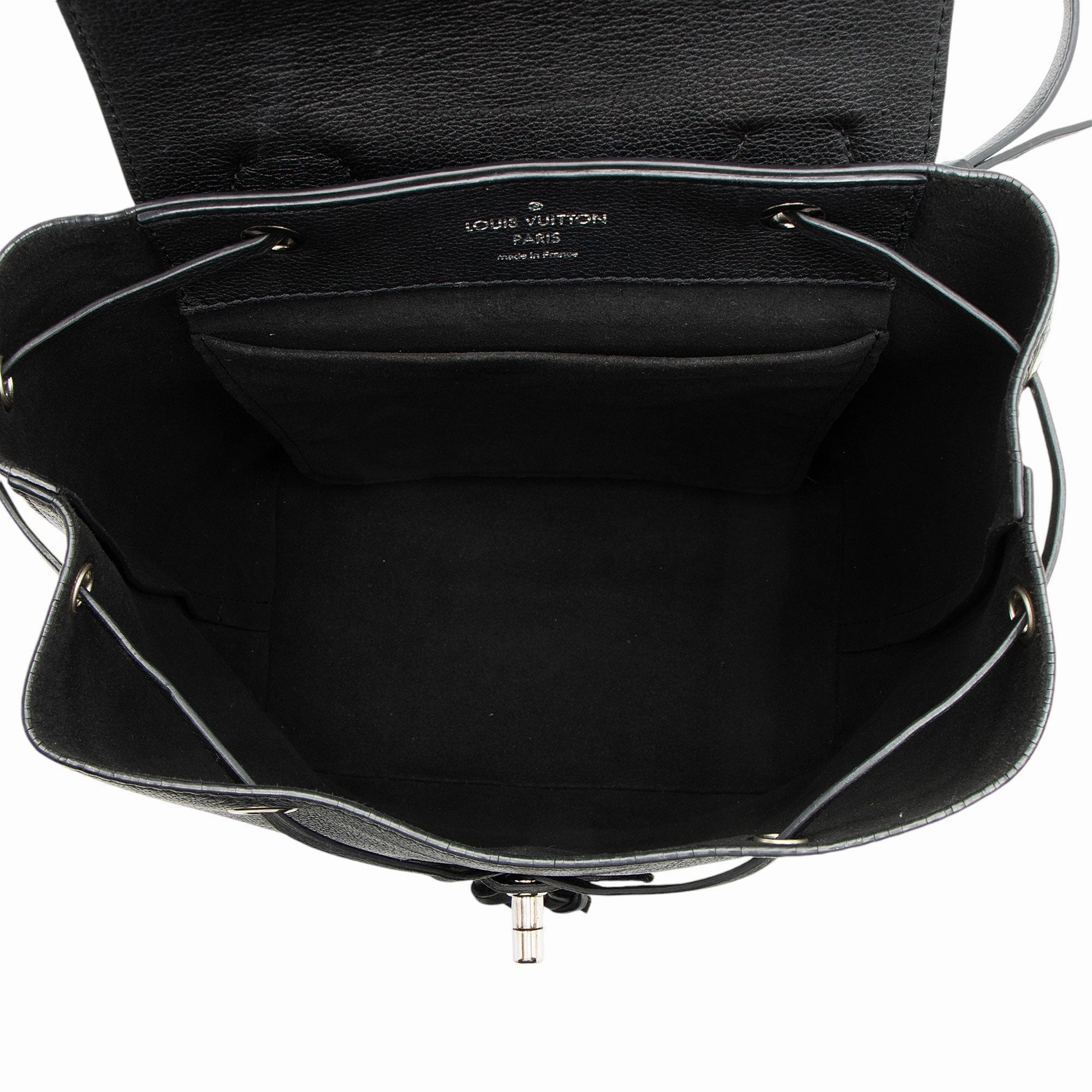 Louis Vuitton Calfskin Lockme Backpack (SHF-67YGP1)