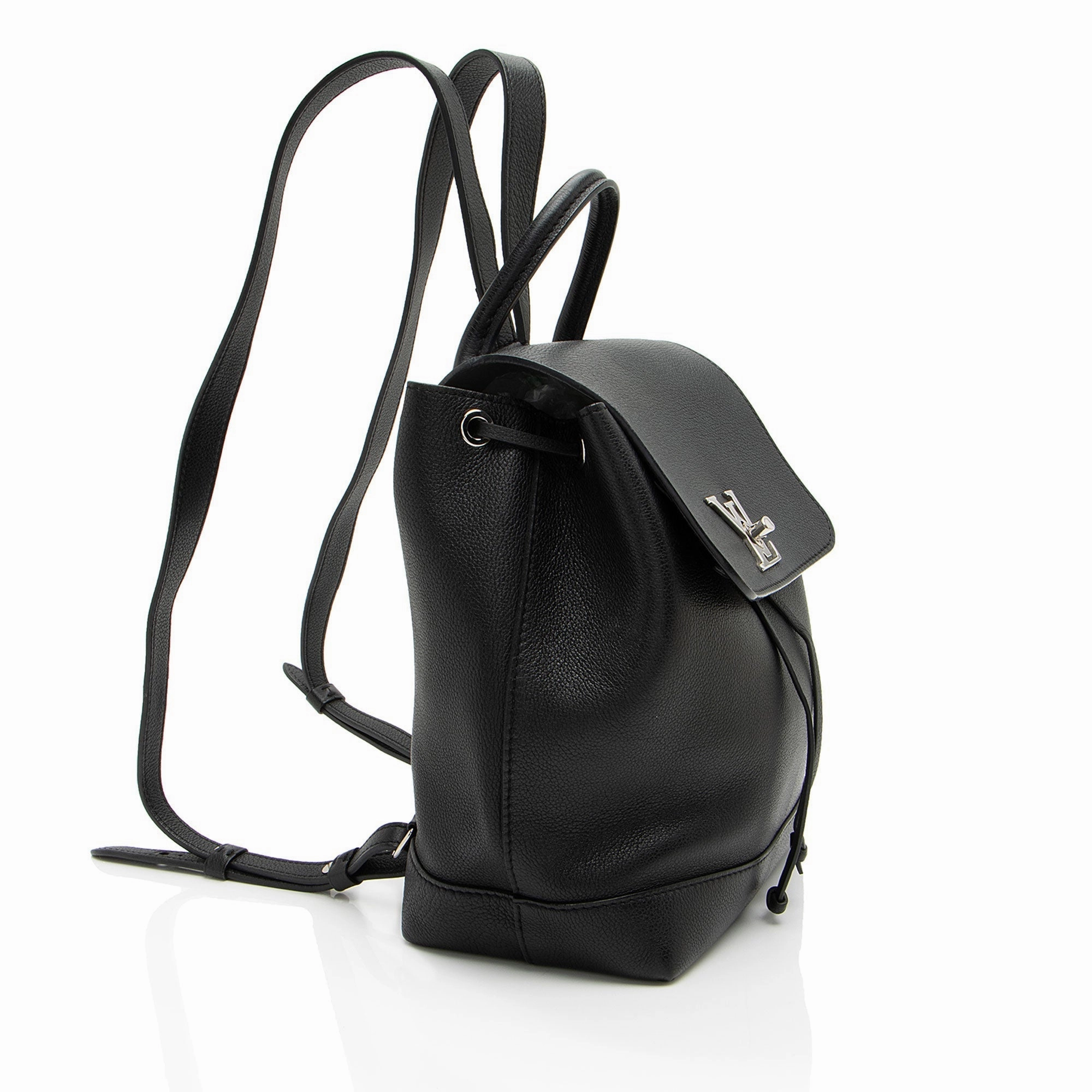 Louis Vuitton Calfskin Lockme Backpack (SHF-67YGP1)