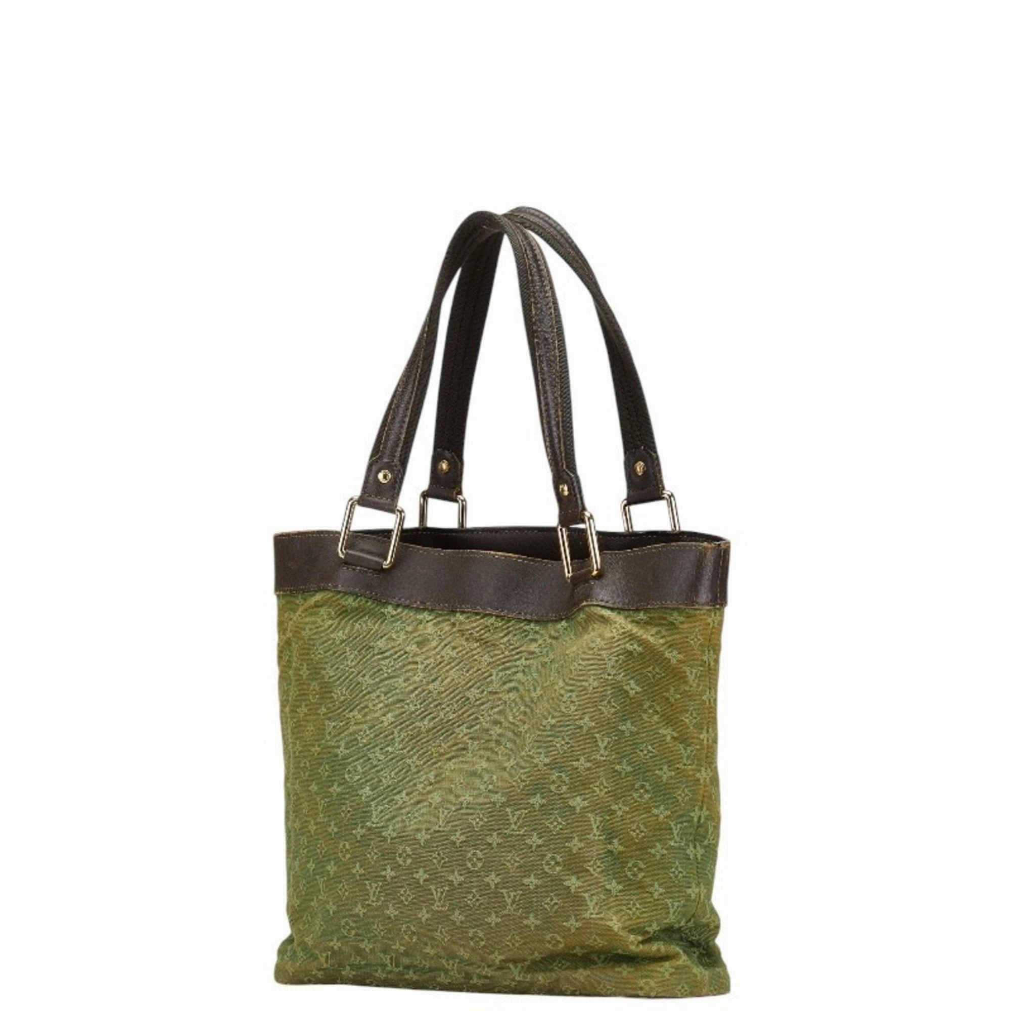Louis Vuitton Canvas Leather Tote Bag (Pre-Owned)