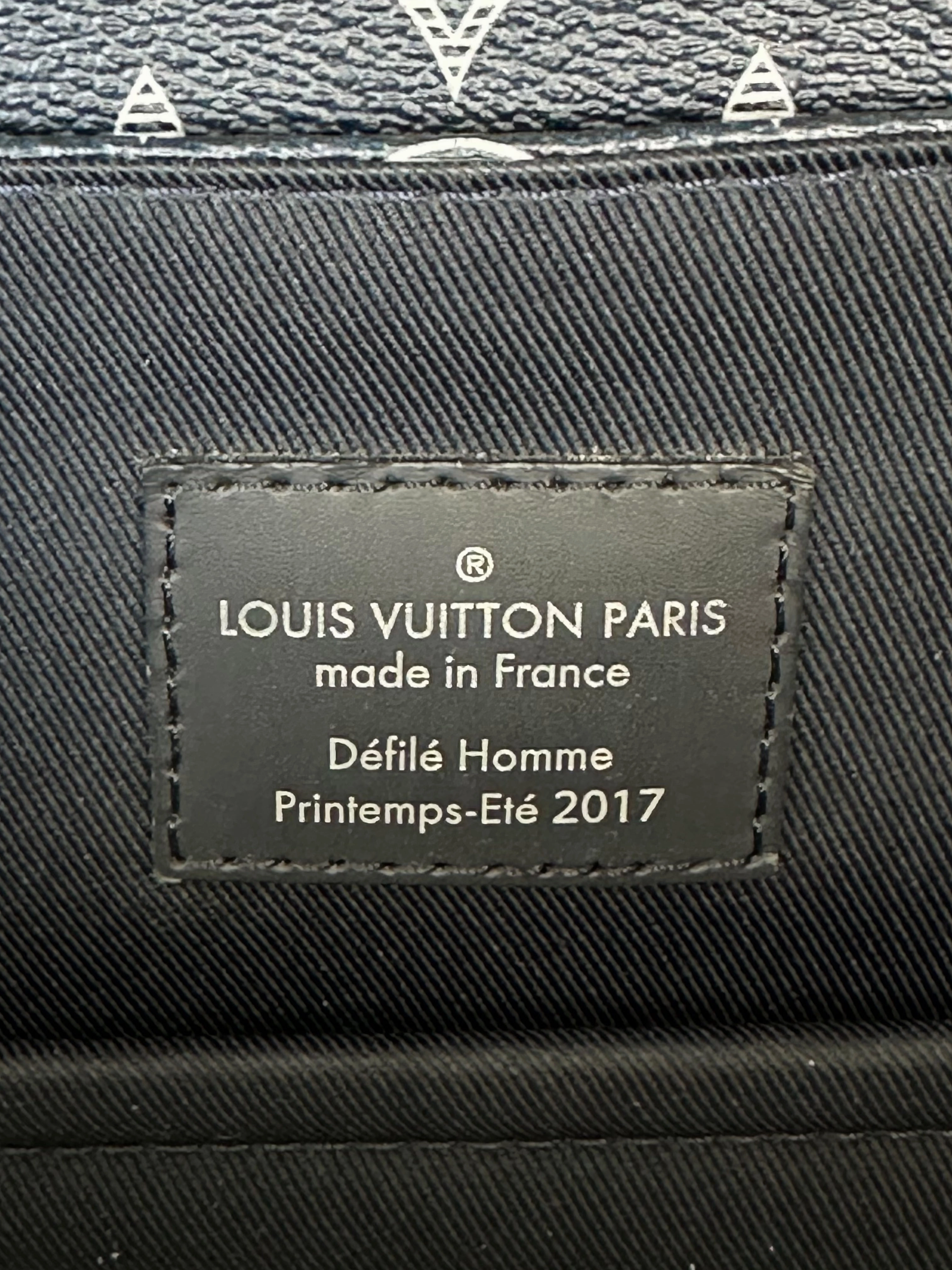 Louis Vuitton Chapman Brothers Navy Monogram Elephant Steamer Backpack