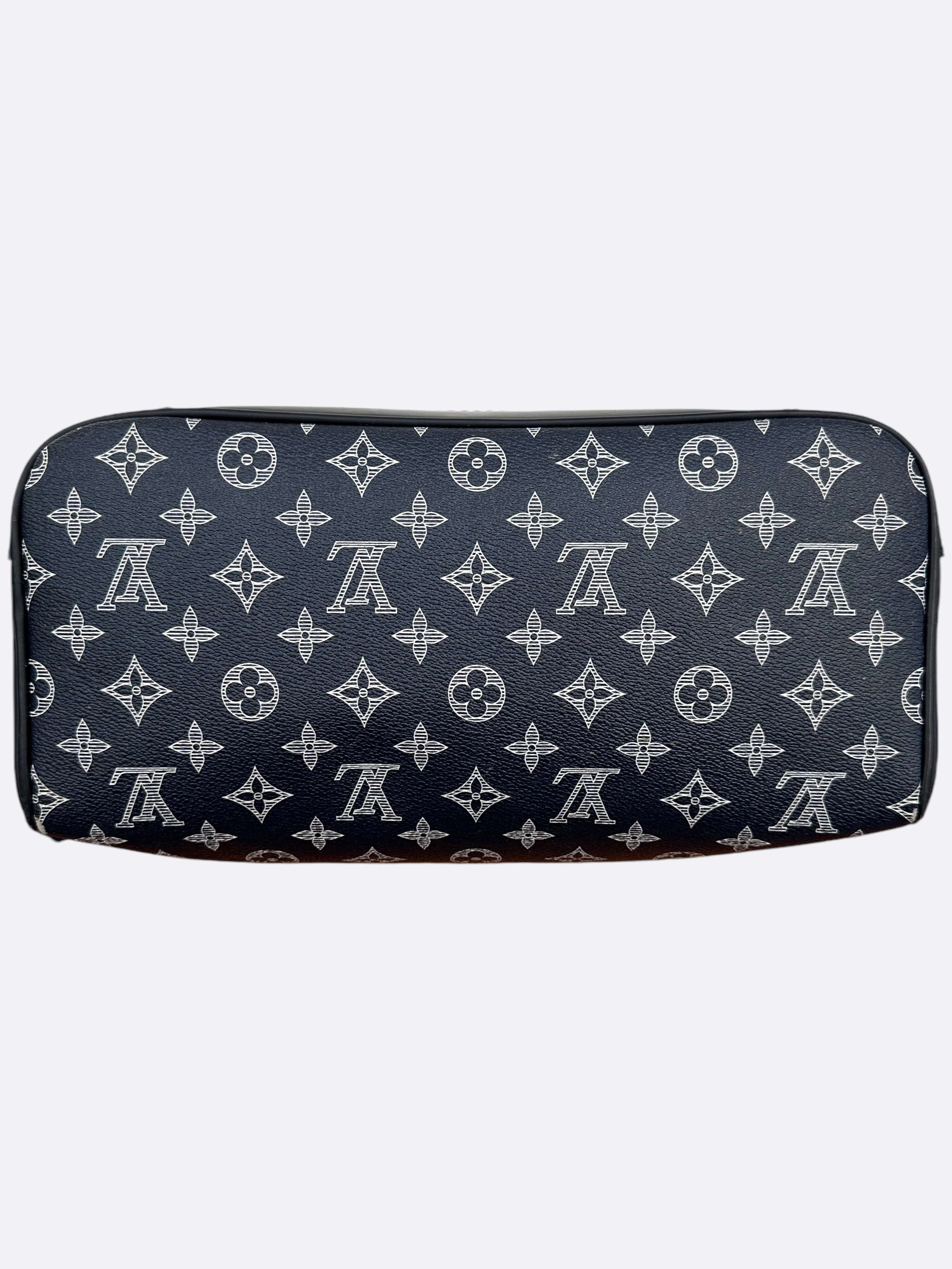 Louis Vuitton Chapman Brothers Navy Monogram Elephant Steamer Backpack