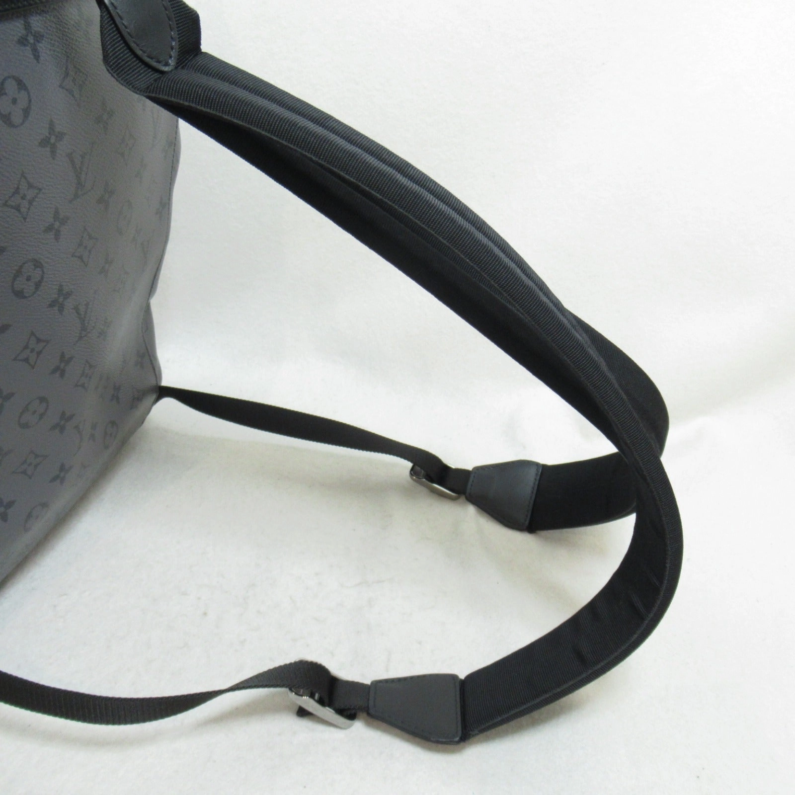 Louis Vuitton Christophers PM Backpack Bag PVC ted Canvas Monogram Eclipse Reverse  Grey M45419