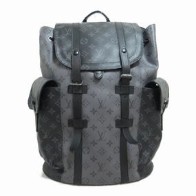 Louis Vuitton Christophers PM Backpack Bag PVC ted Canvas Monogram Eclipse Reverse  Grey M45419