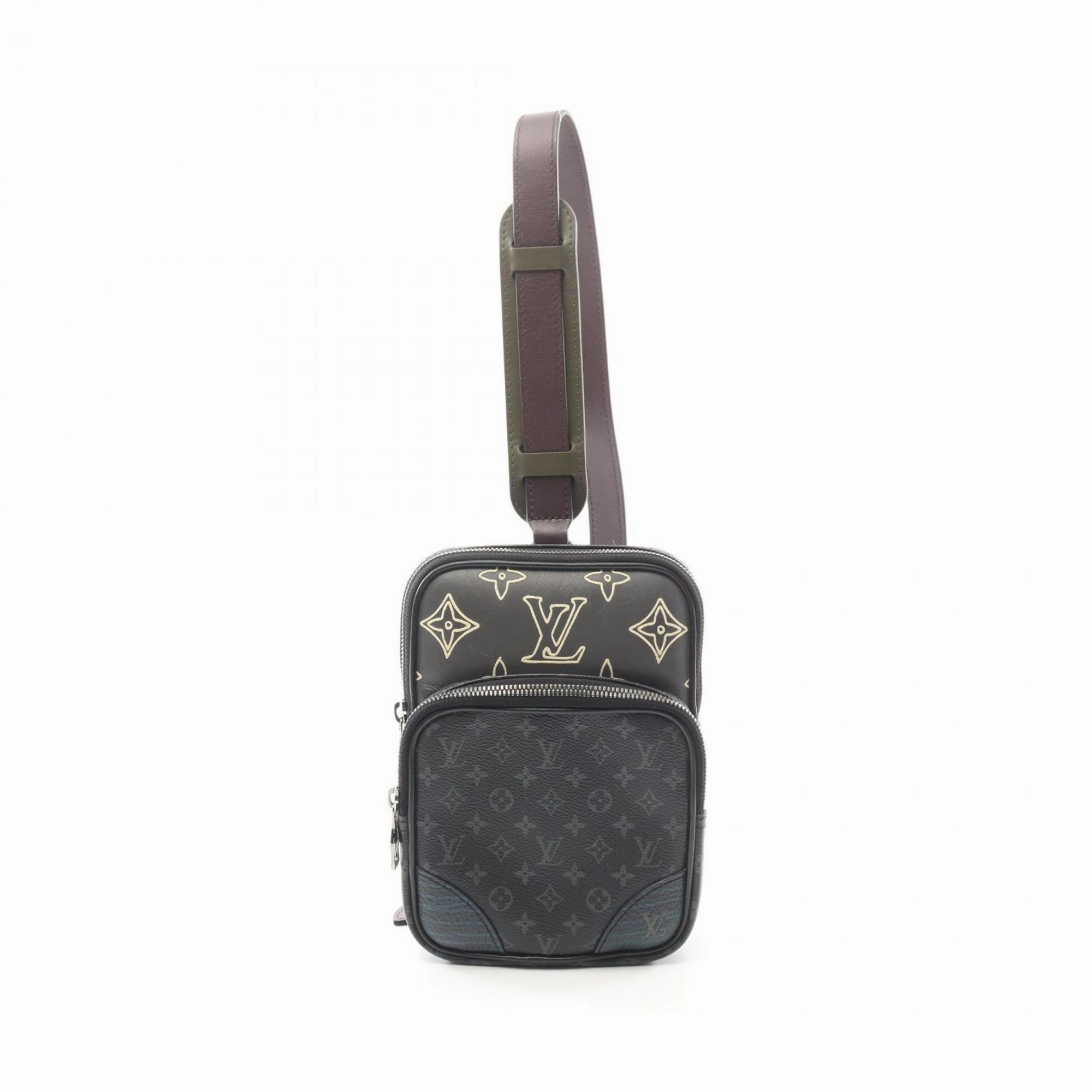 Louis Vuitton Coated Canvas Leather Fanny Pack (Pre-Owned)