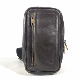 Louis Vuitton Coffee Utah Leather Handbag Sling Bag (Pre-Owned)