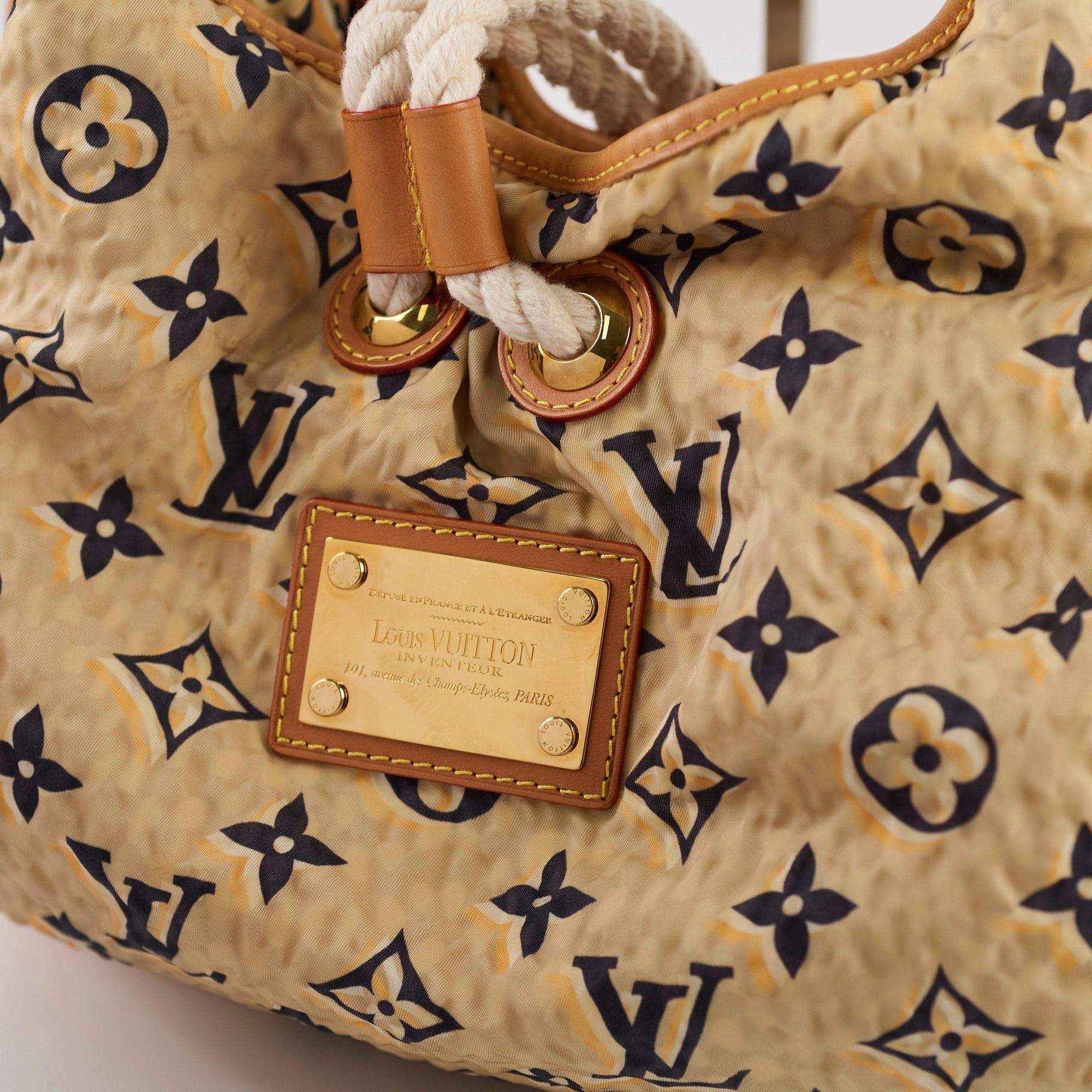 Louis Vuitton Cruise Line Bulles MM Nylon Shoulder Bag