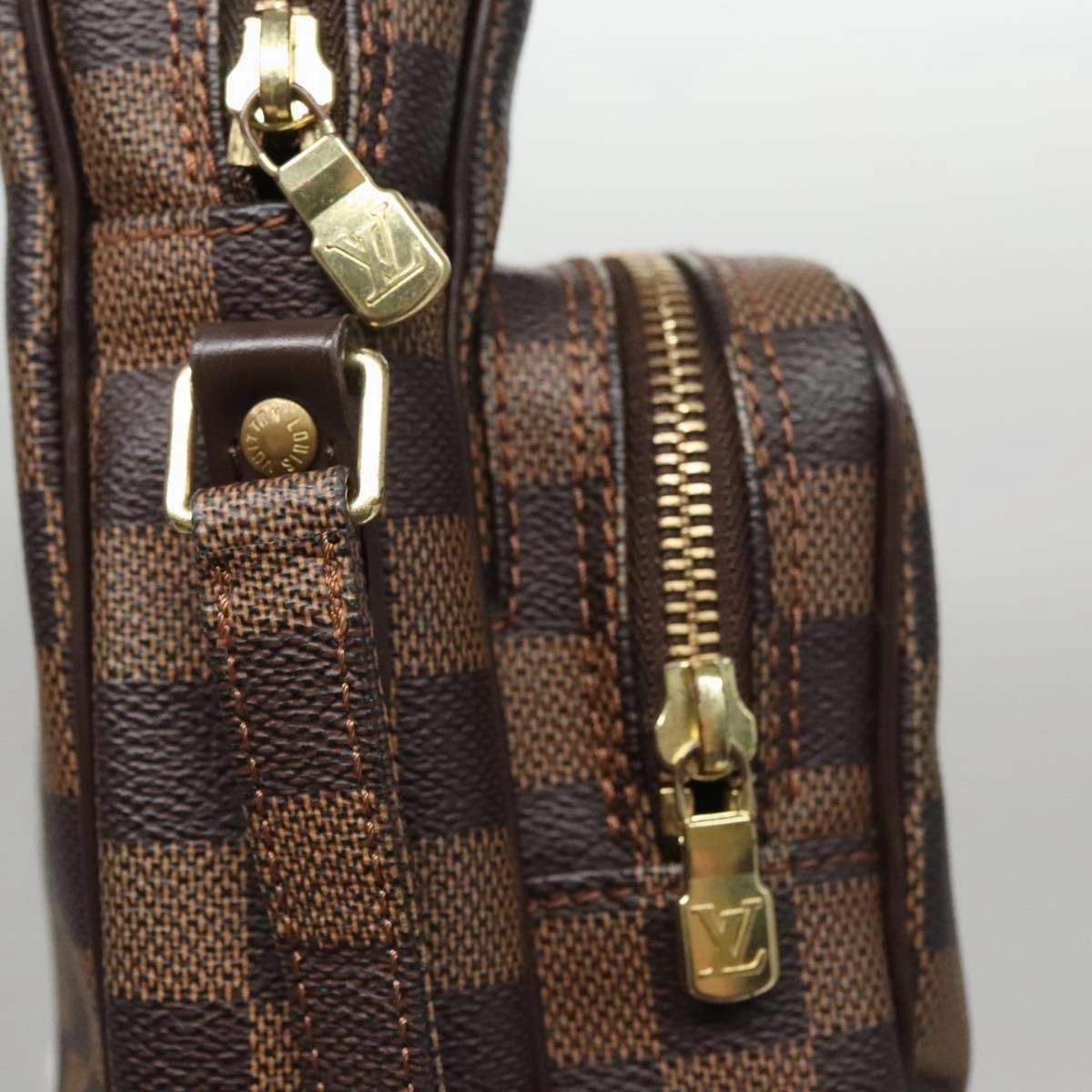 LOUIS VUITTON Damier Ebene Amazon Shoulder Bag SPO N48074 LV 105783