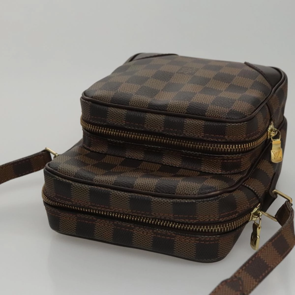 LOUIS VUITTON Damier Ebene Amazon Shoulder Bag SPO N48074 LV 105783