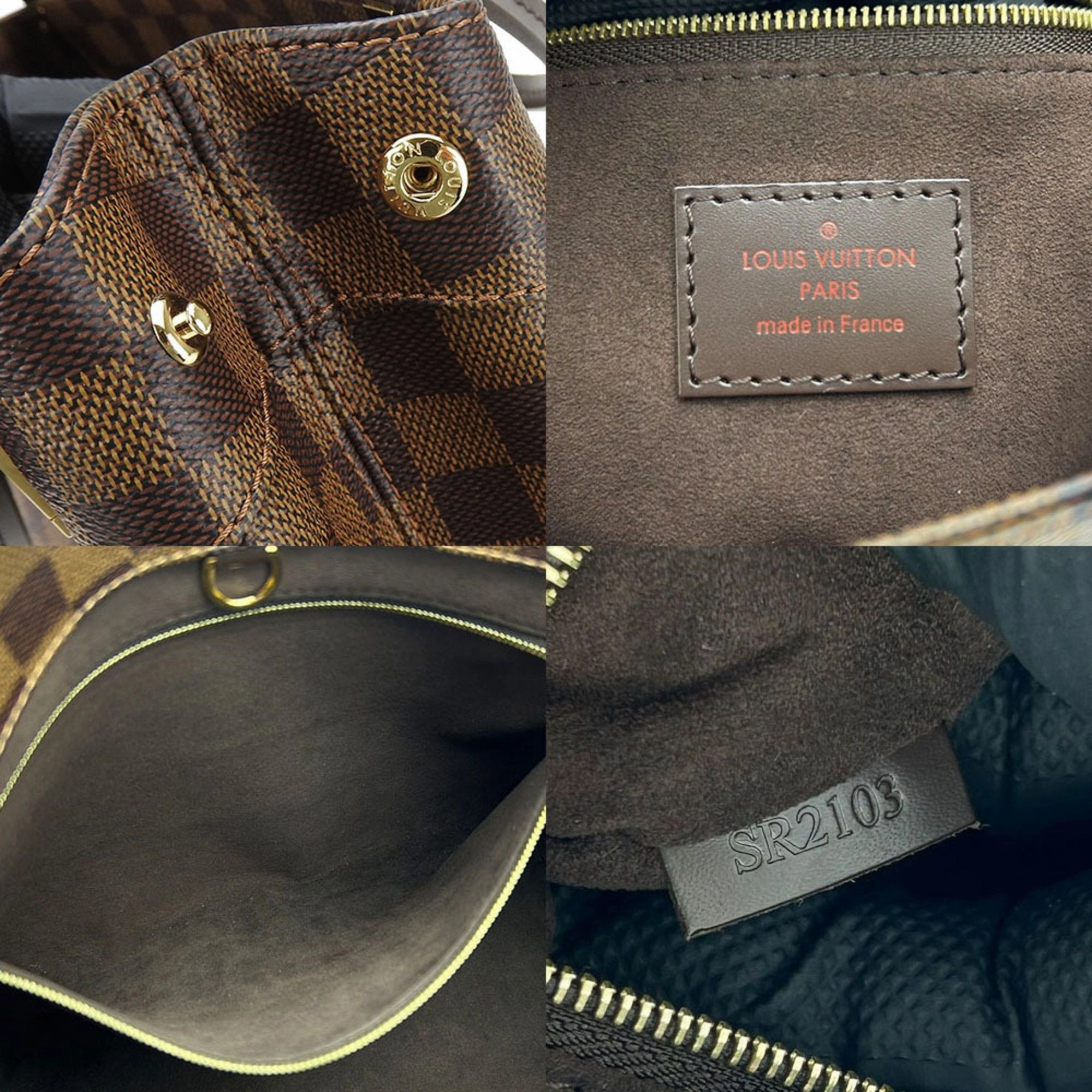 Louis Vuitton Damier Ebene Damier Canvas Tote Bag (Pre-Owned)